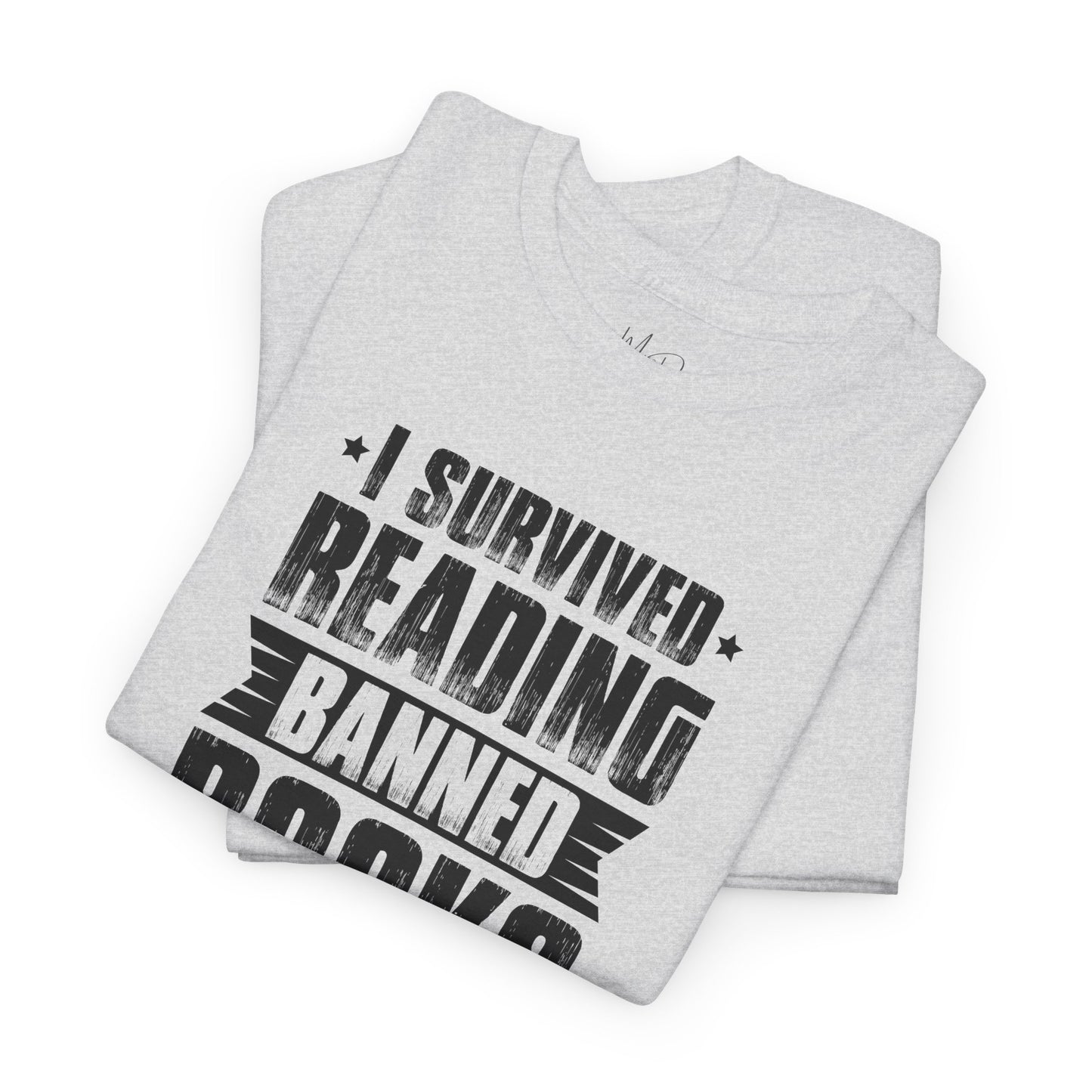 I Survived Reading Banned Books |T-Shirt| Black