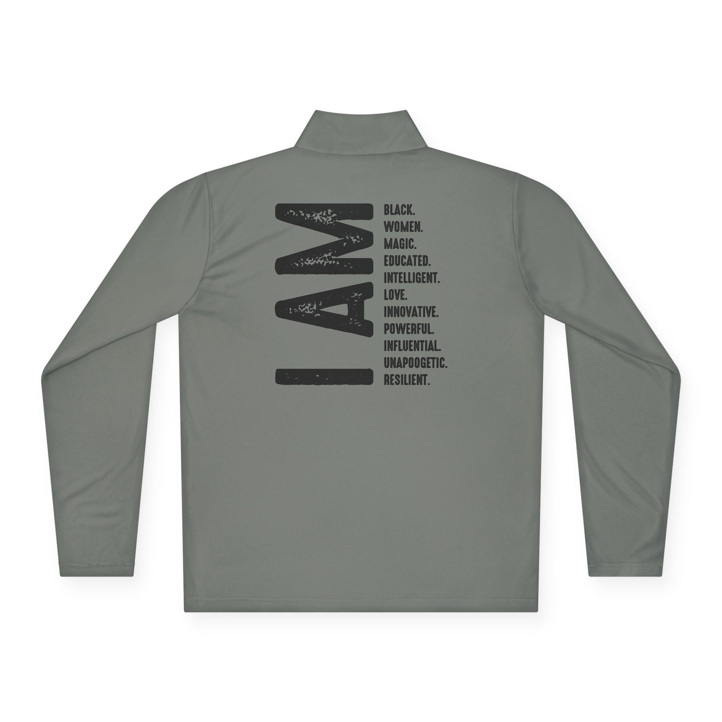 I’m Am | Version 3-SB-1| Quarter Zip Pullover| 2-Sided Print