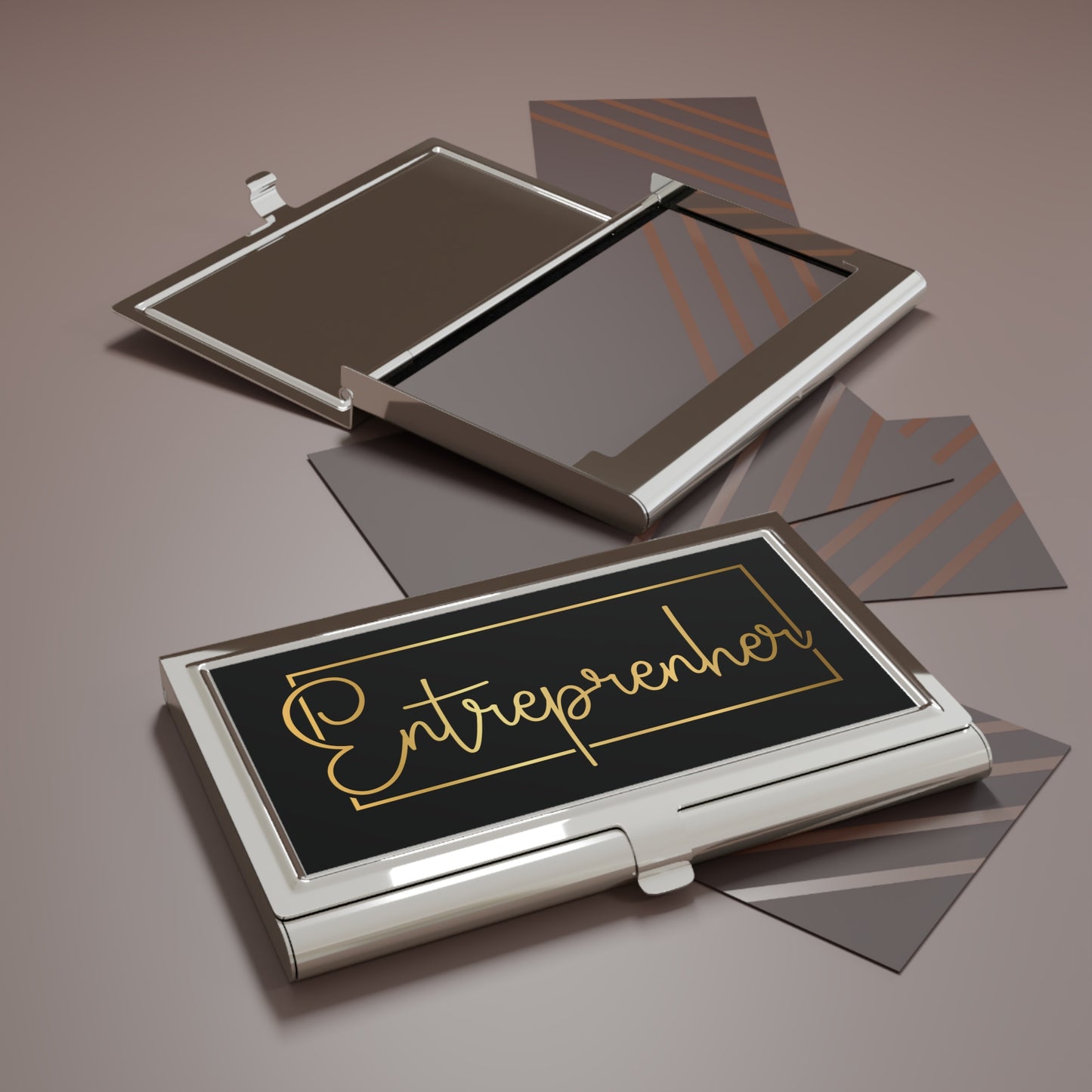Entrepreneur | Business Card Holder| Black