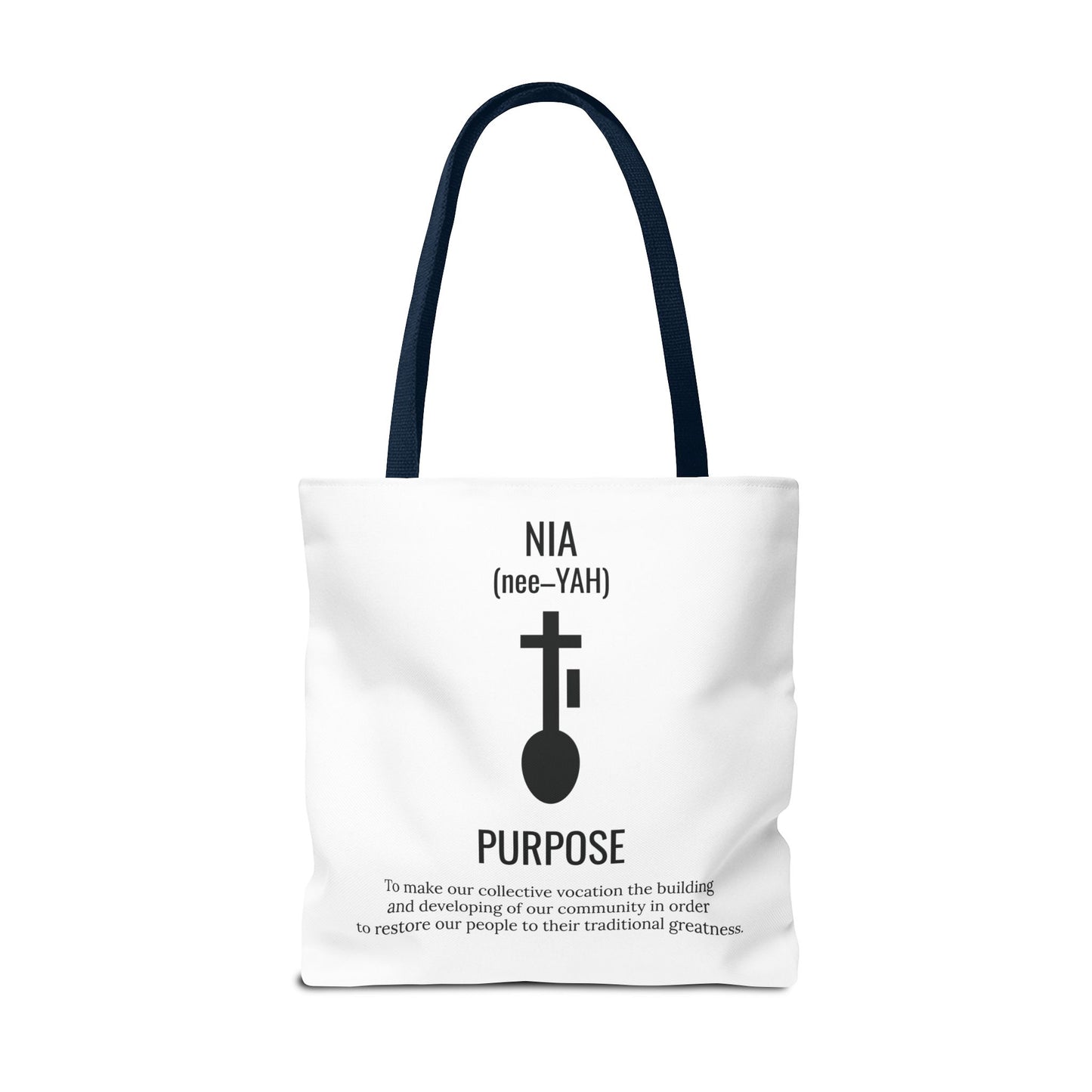 Nia (Day 5) | Purpose | Tote Bag | White
