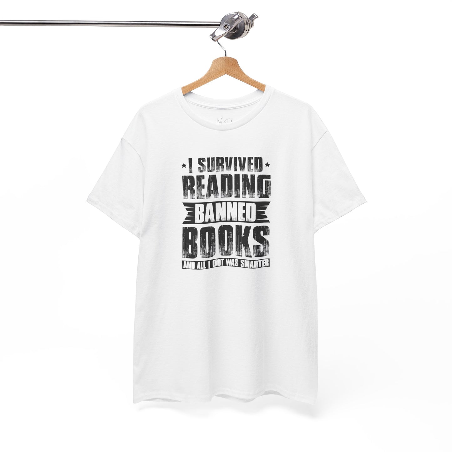 I Survived Reading Banned Books |T-Shirt| Black