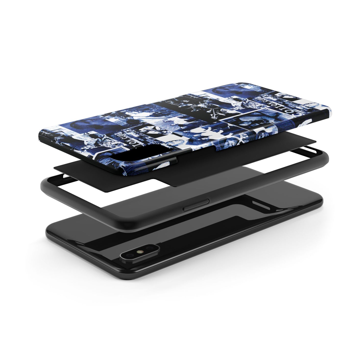 Black History 1920's Greatness (Blue) (Black Version) iIPhone Case