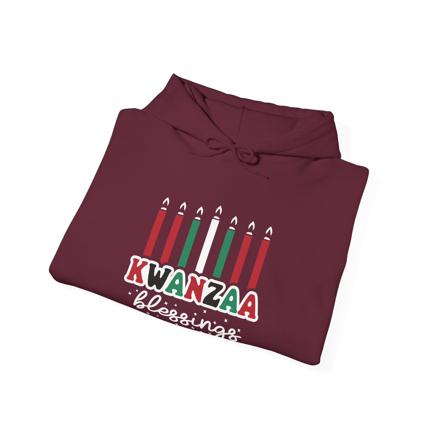 Kwanza Blessings | Version 1|Hooded Sweatshirt