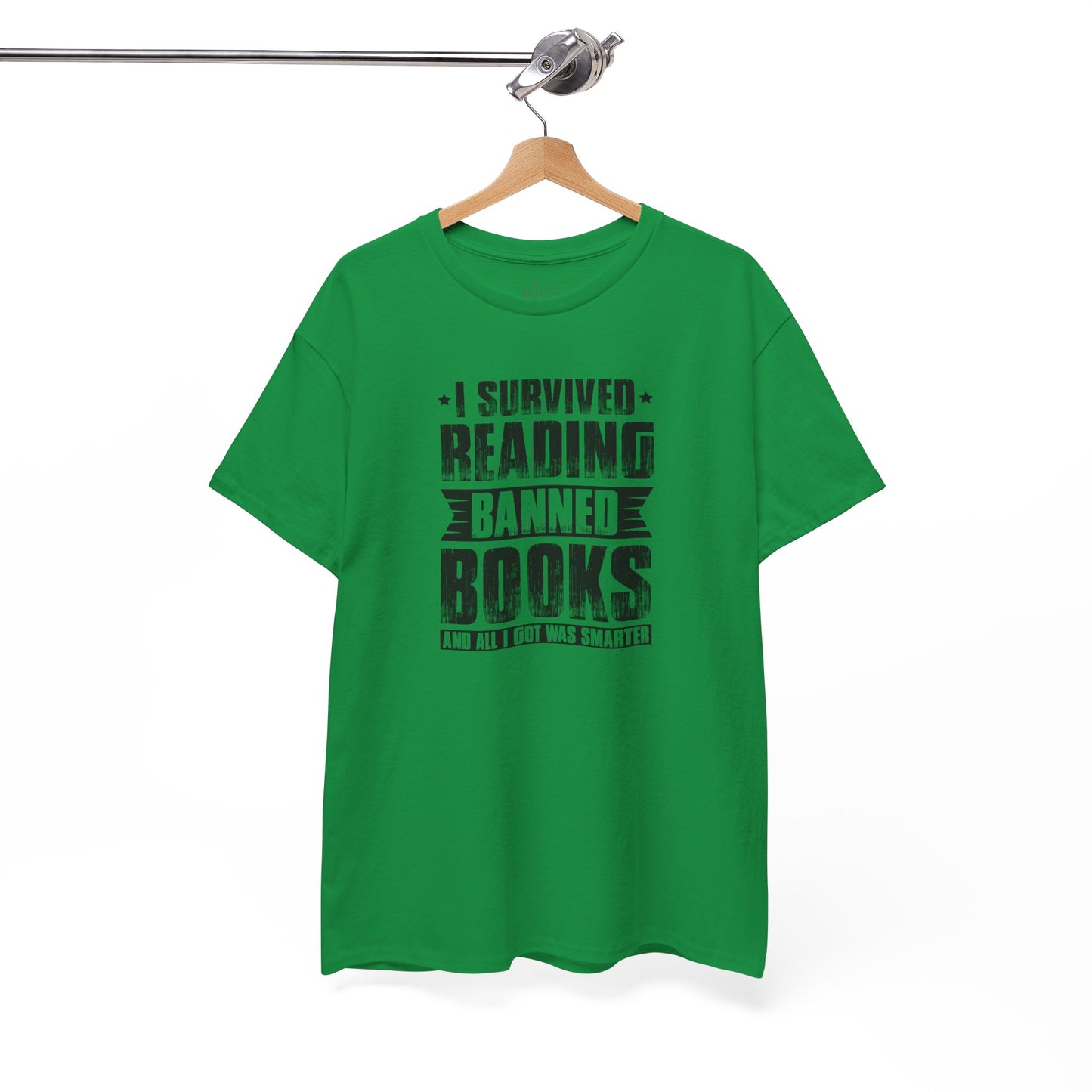 I Survived Reading Banned Books |T-Shirt| Black