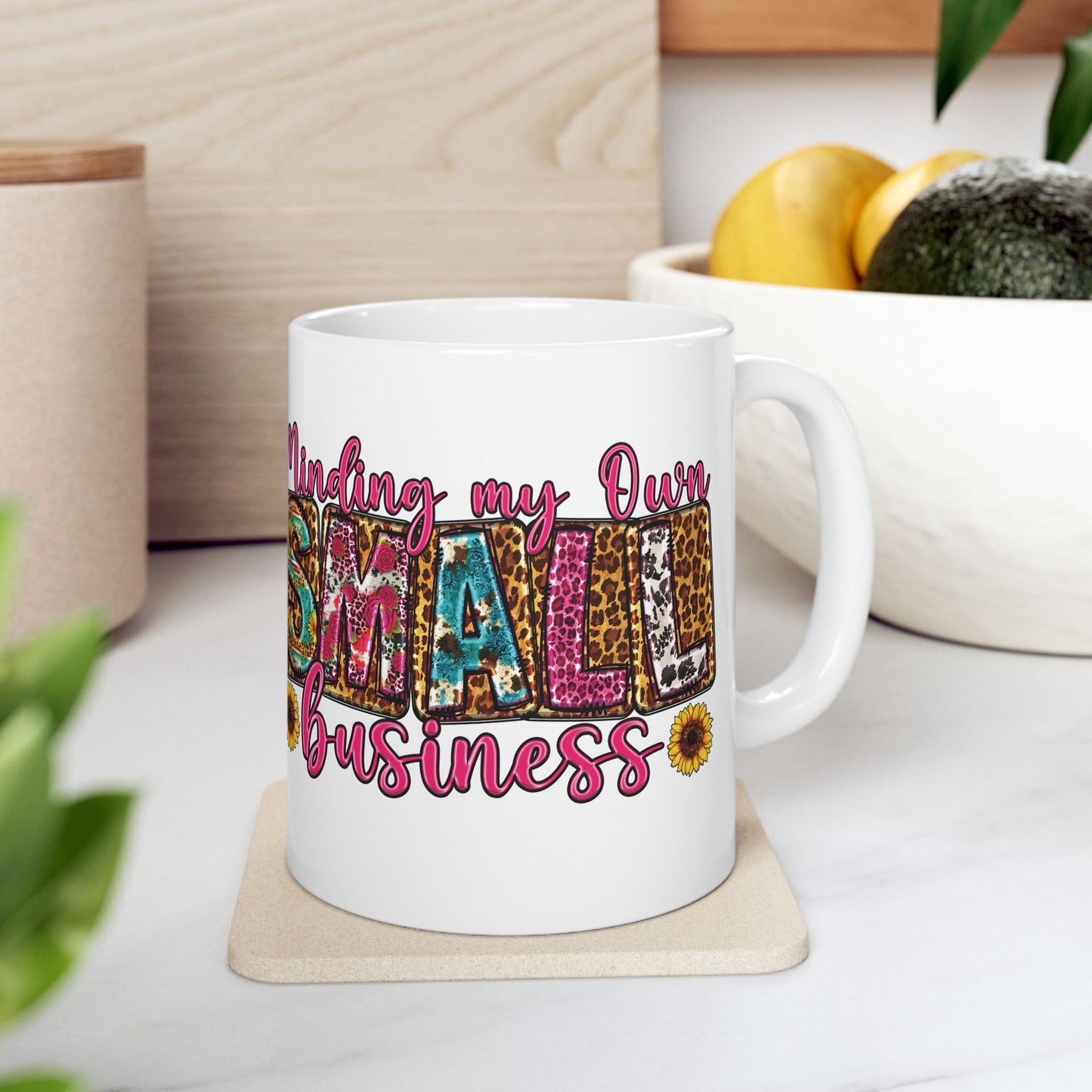 Minding My Black Owned Business | Version 3 | 11oz Mug| Black