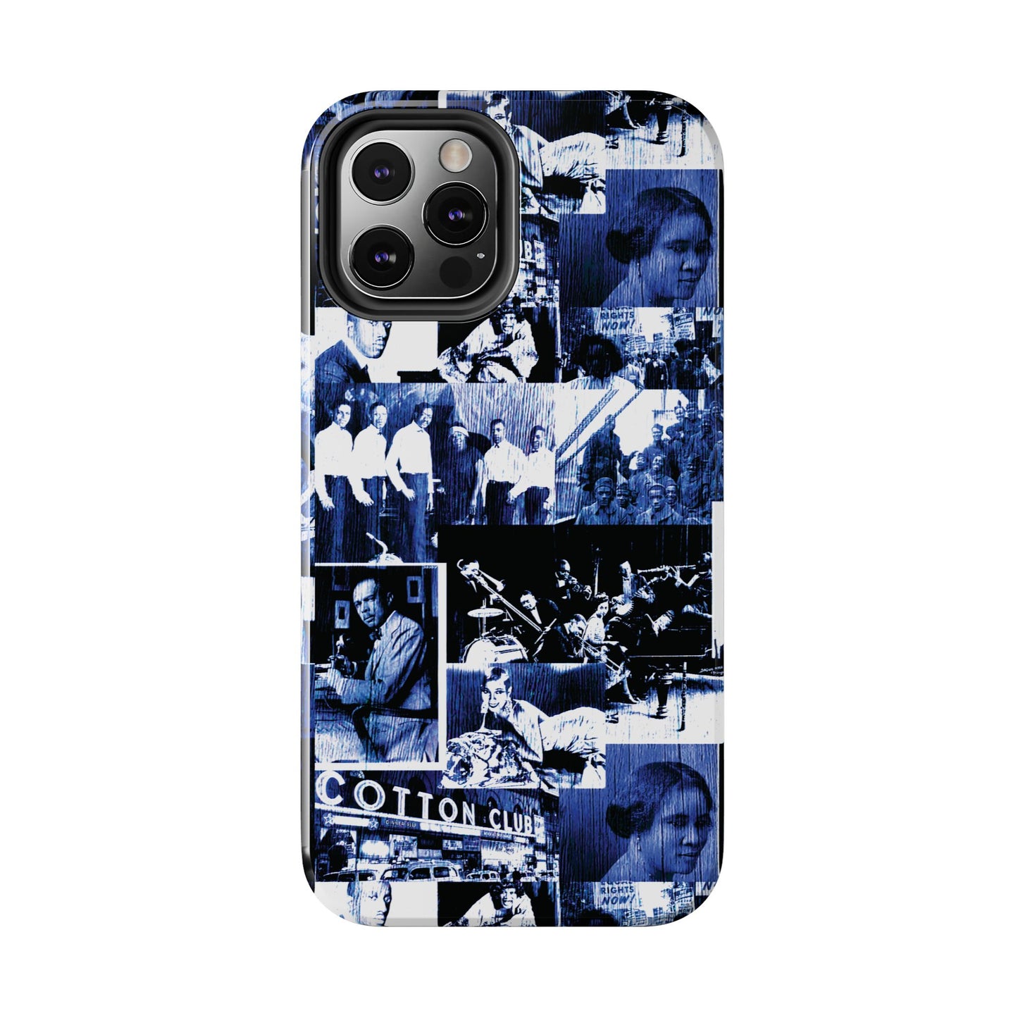 Black History 1920's Greatness (Blue) (Black Version) iIPhone Case