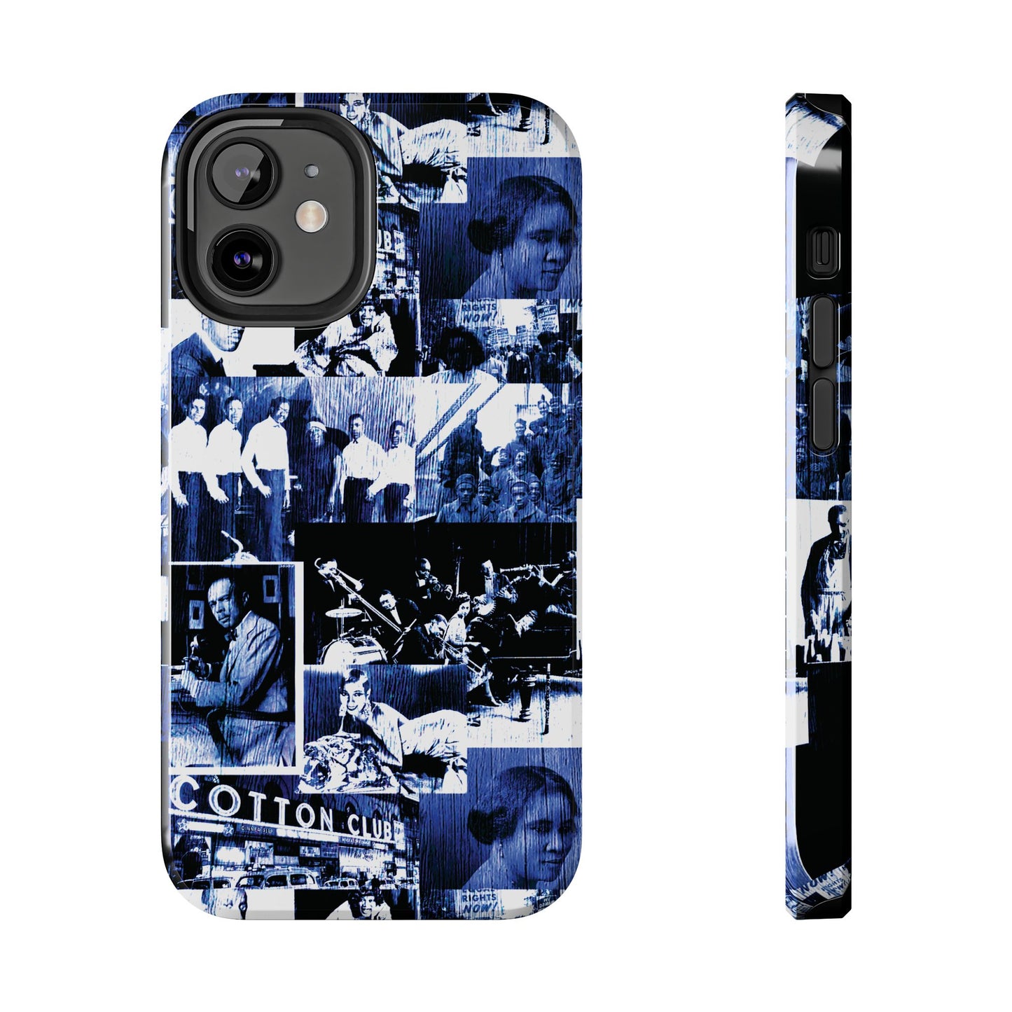 Black History 1920's Greatness (Blue) (Black Version) iIPhone Case