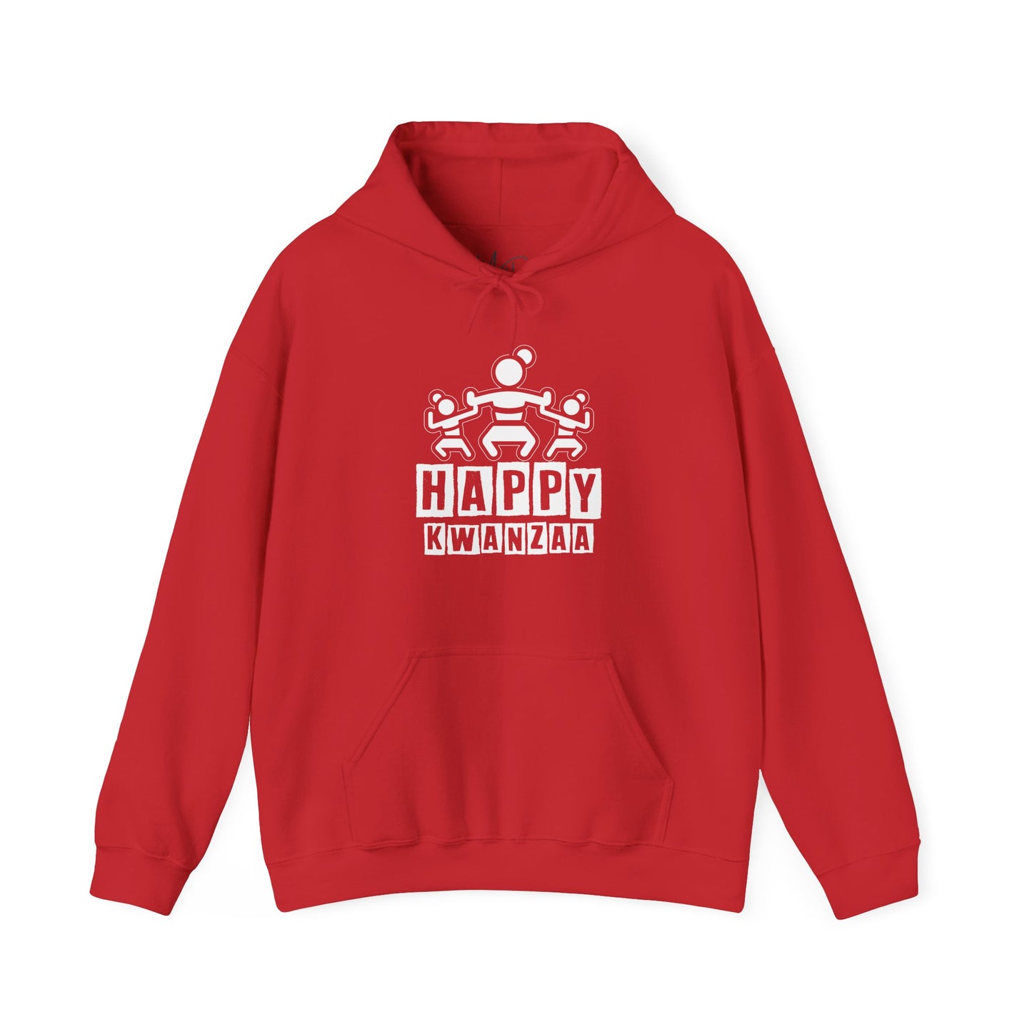Happy Kwanza Squad | Version 1|White Font| Hooded Sweatshirt