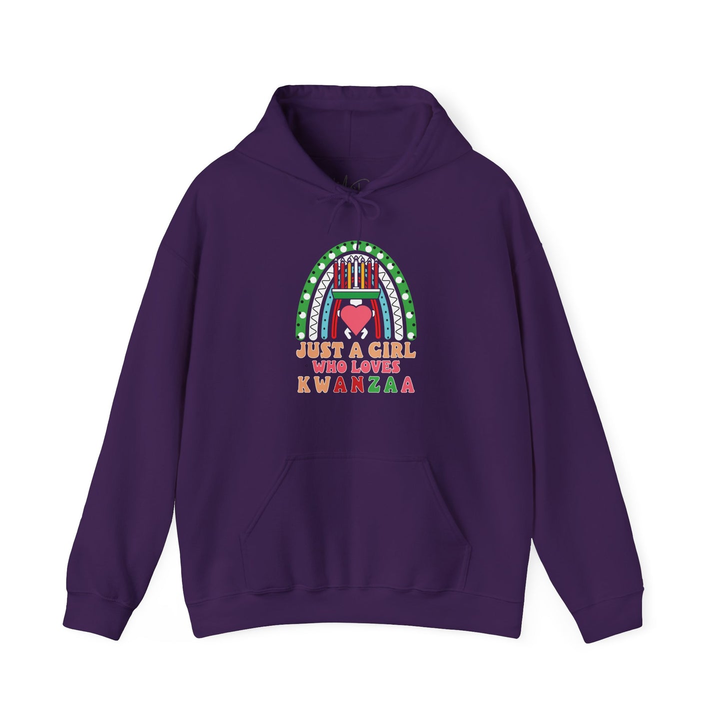 Just A Girl Who Loves Kwanza | Version 1| Hooded Sweatshirt