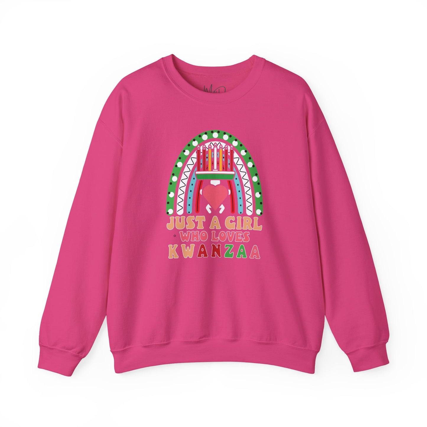 Just A Girl Who Loves Kwanza | Version 1| Crewneck Sweatshirt