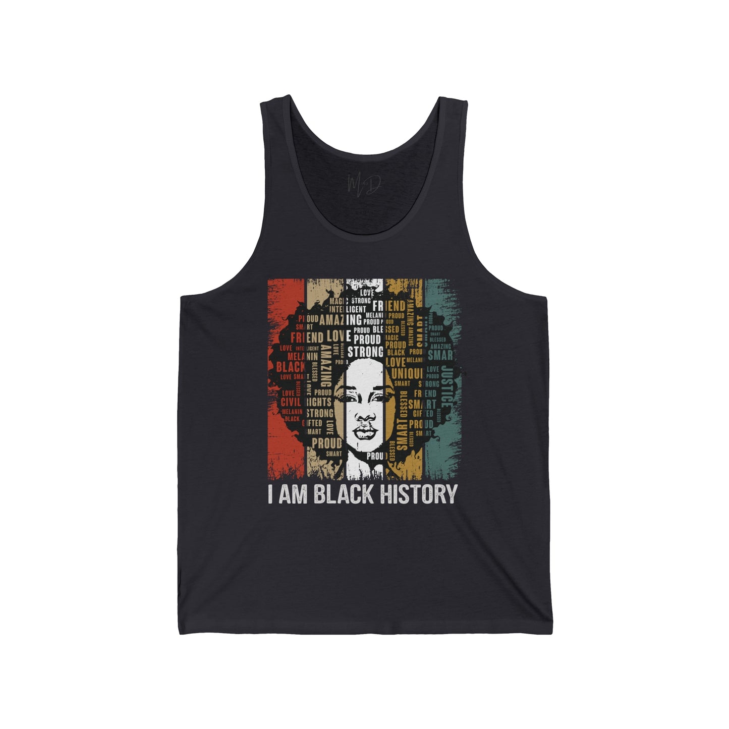I Am Black History T-Shirt. Tank Top Unisex