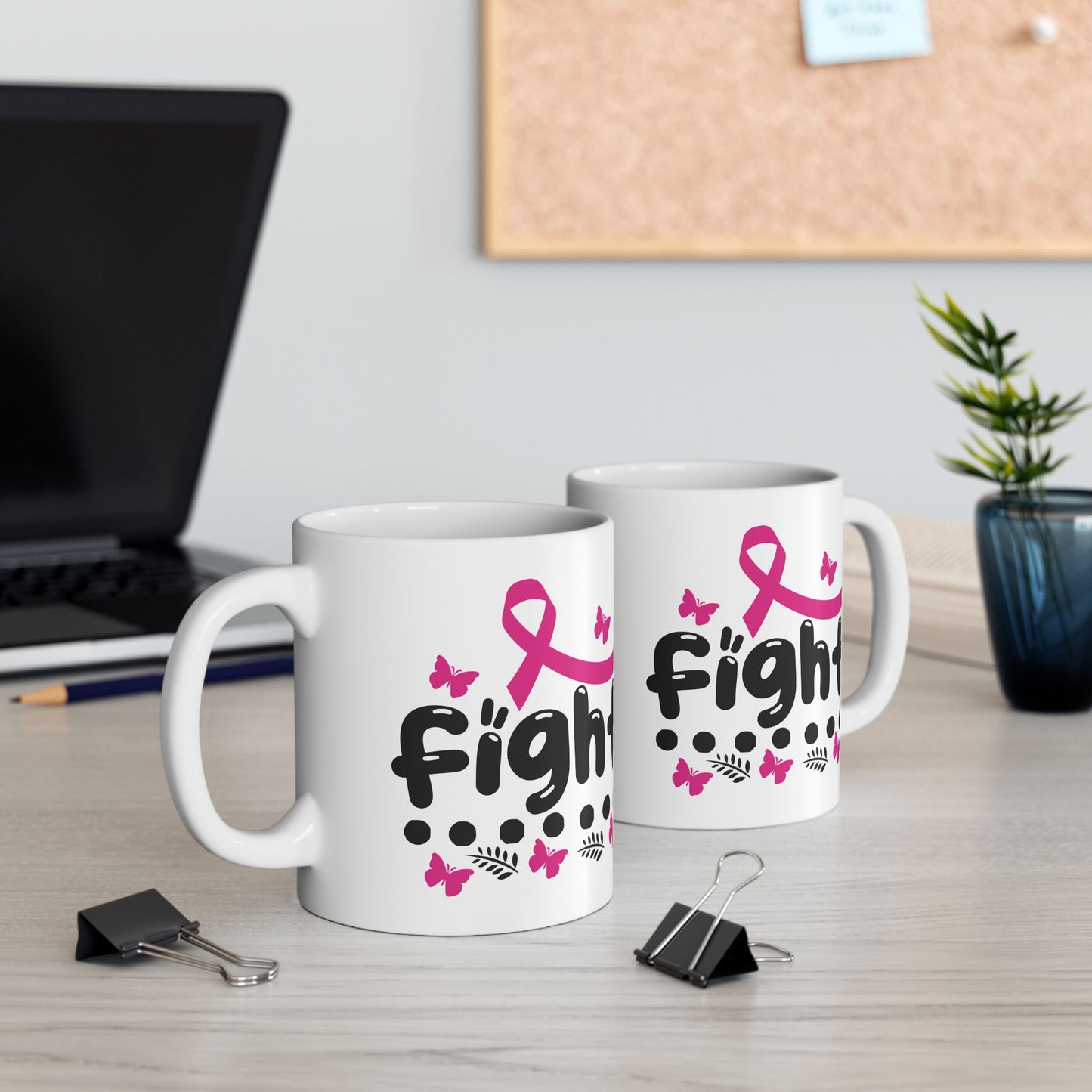 Fight| Coffee & Tea Mug | 2-Sided Print| 11 Oz