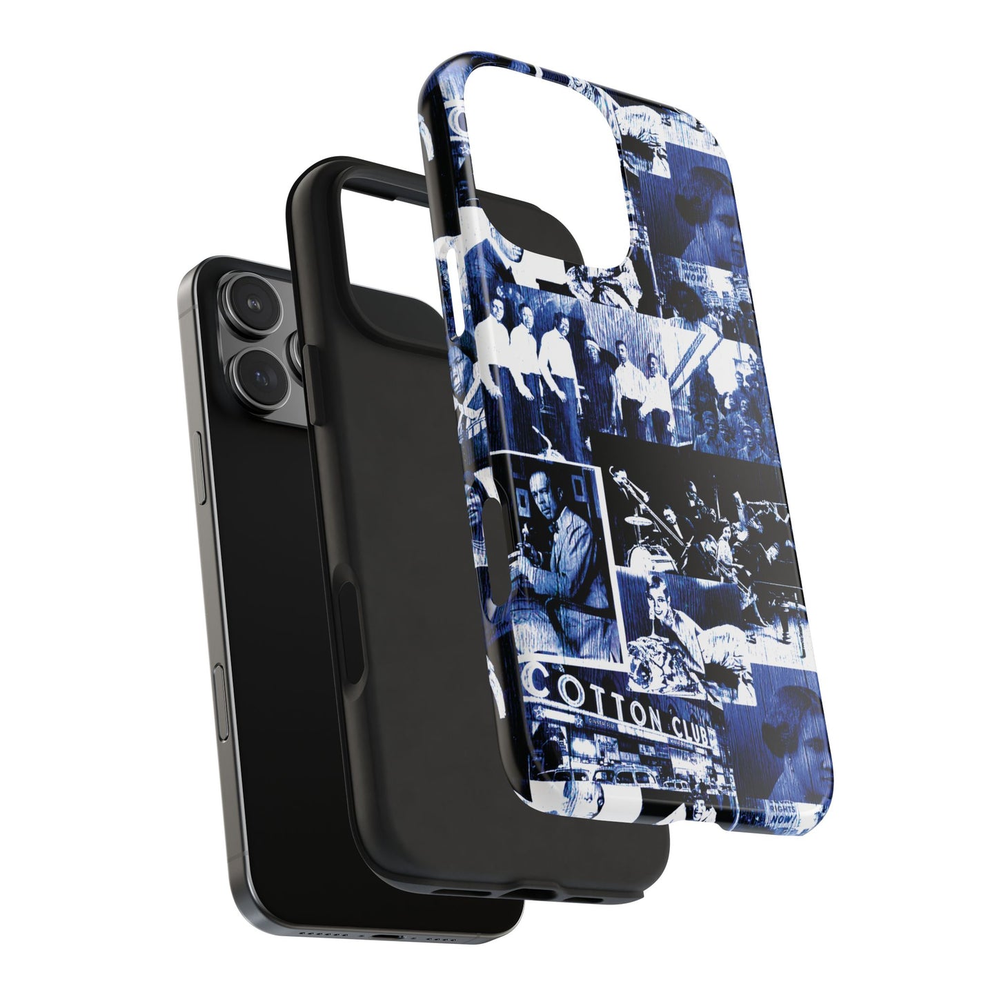 Black History 1920's Greatness (Blue) (Black Version) iIPhone Case