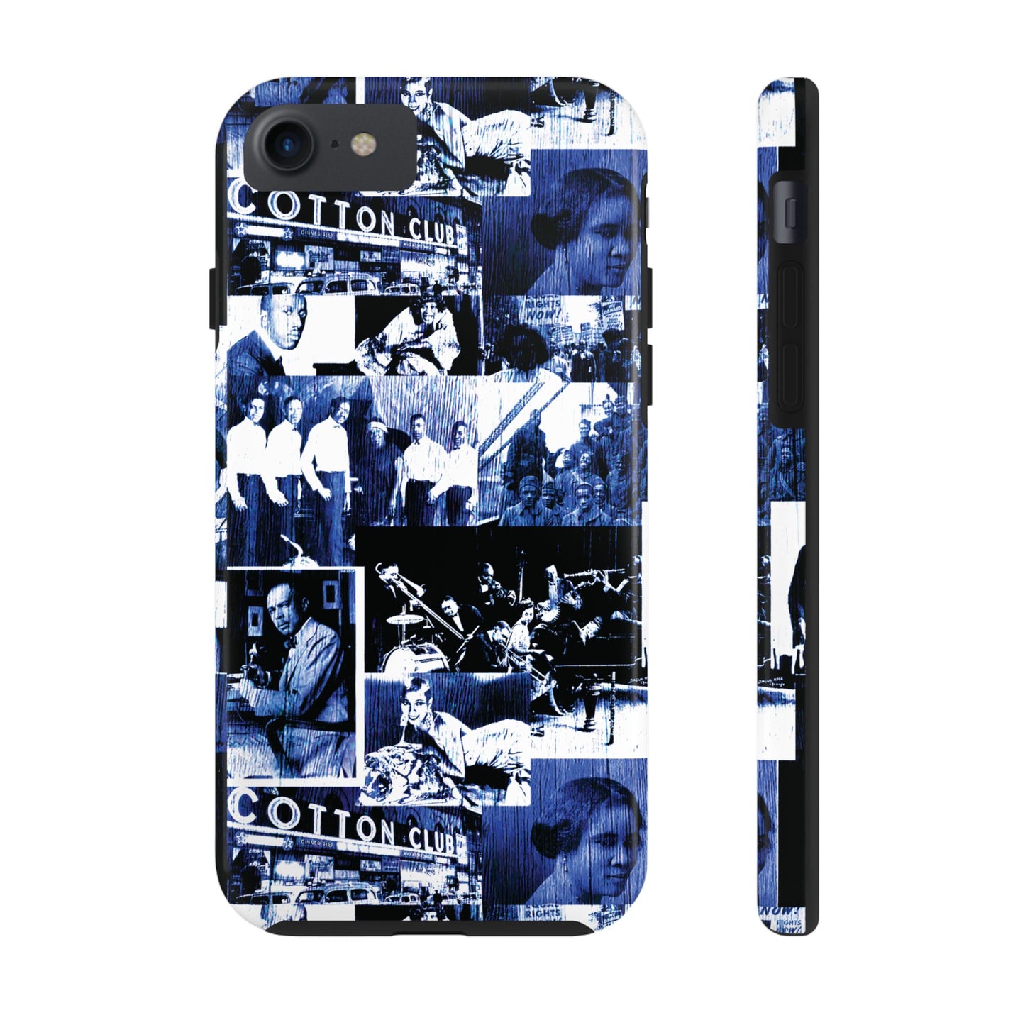 Black History 1920's Greatness (Blue) (Black Version) iIPhone Case