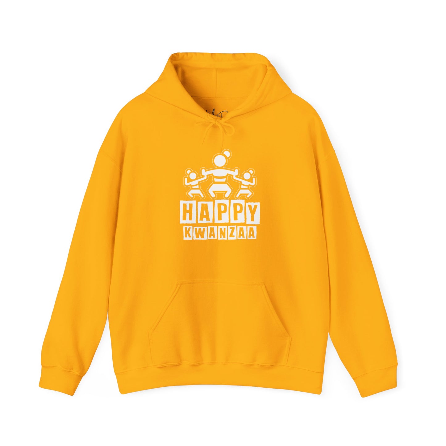 Happy Kwanza Squad | Version 1|White Font| Hooded Sweatshirt