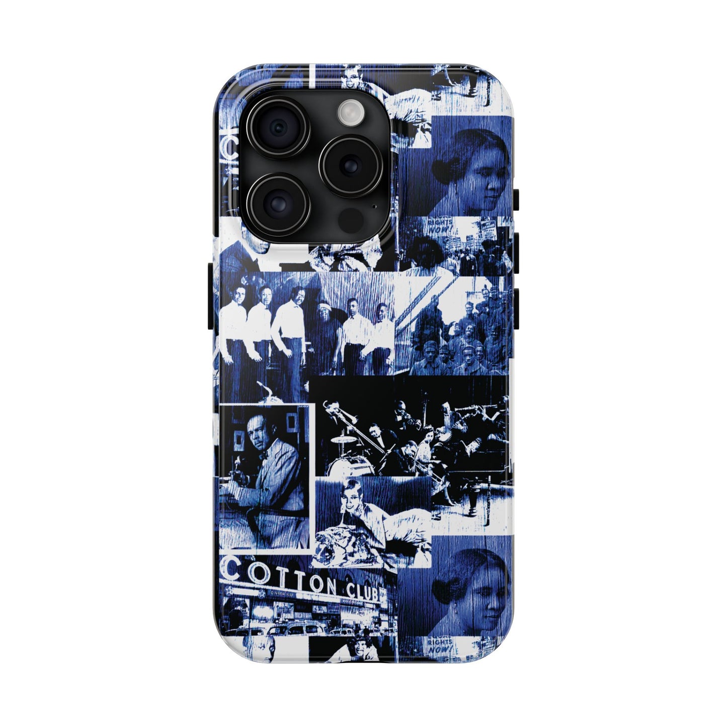 Black History 1920's Greatness (Blue) (Black Version) iIPhone Case
