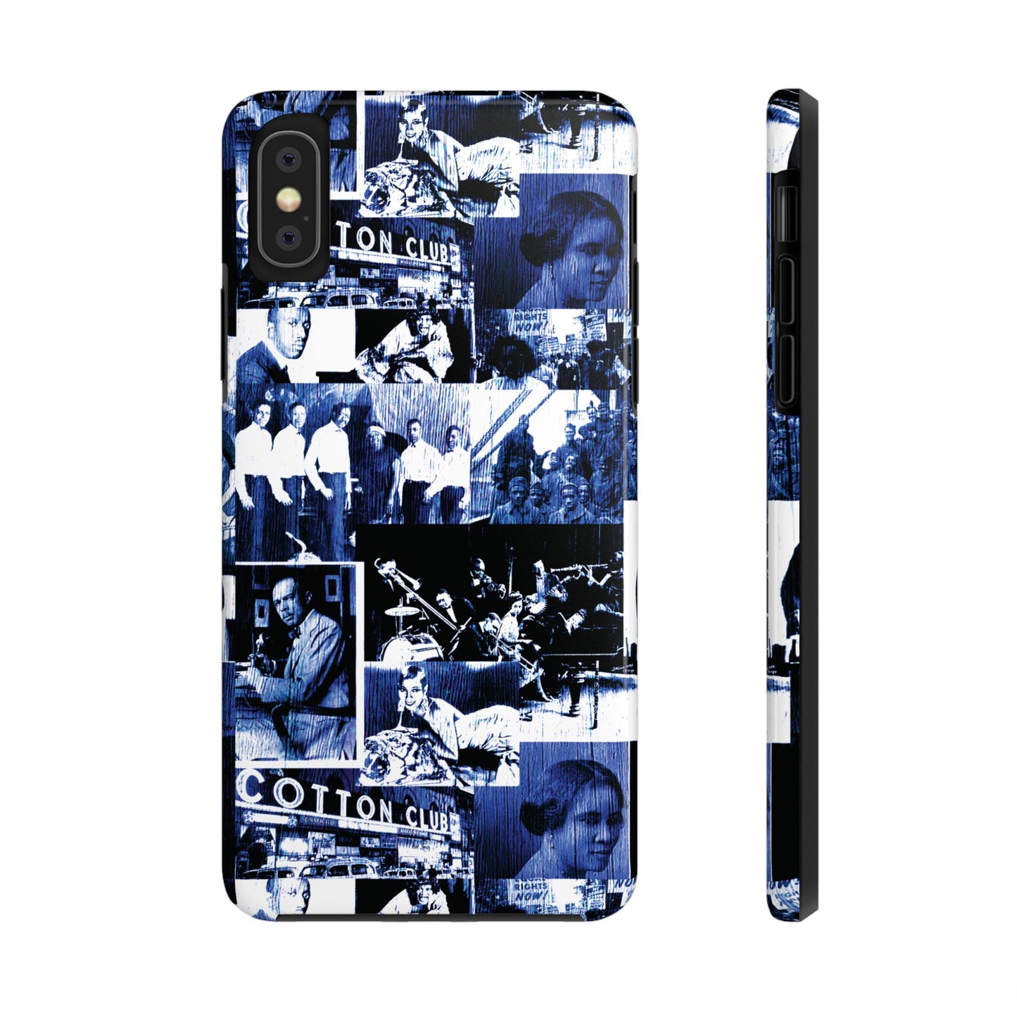 Black History 1920's Greatness (Blue) (Black Version) iIPhone Case