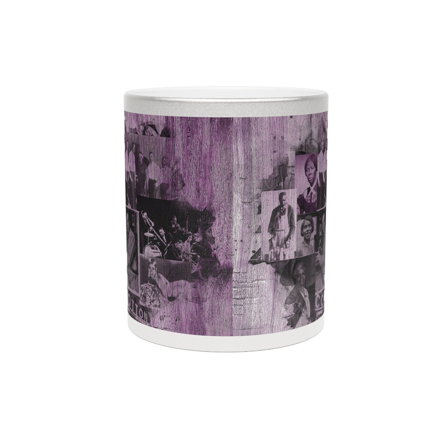 Black History Vintage Greatness (Purple) (Silver Metallic Version) |Coffee & Tea Mug | Full Print| 11 Oz