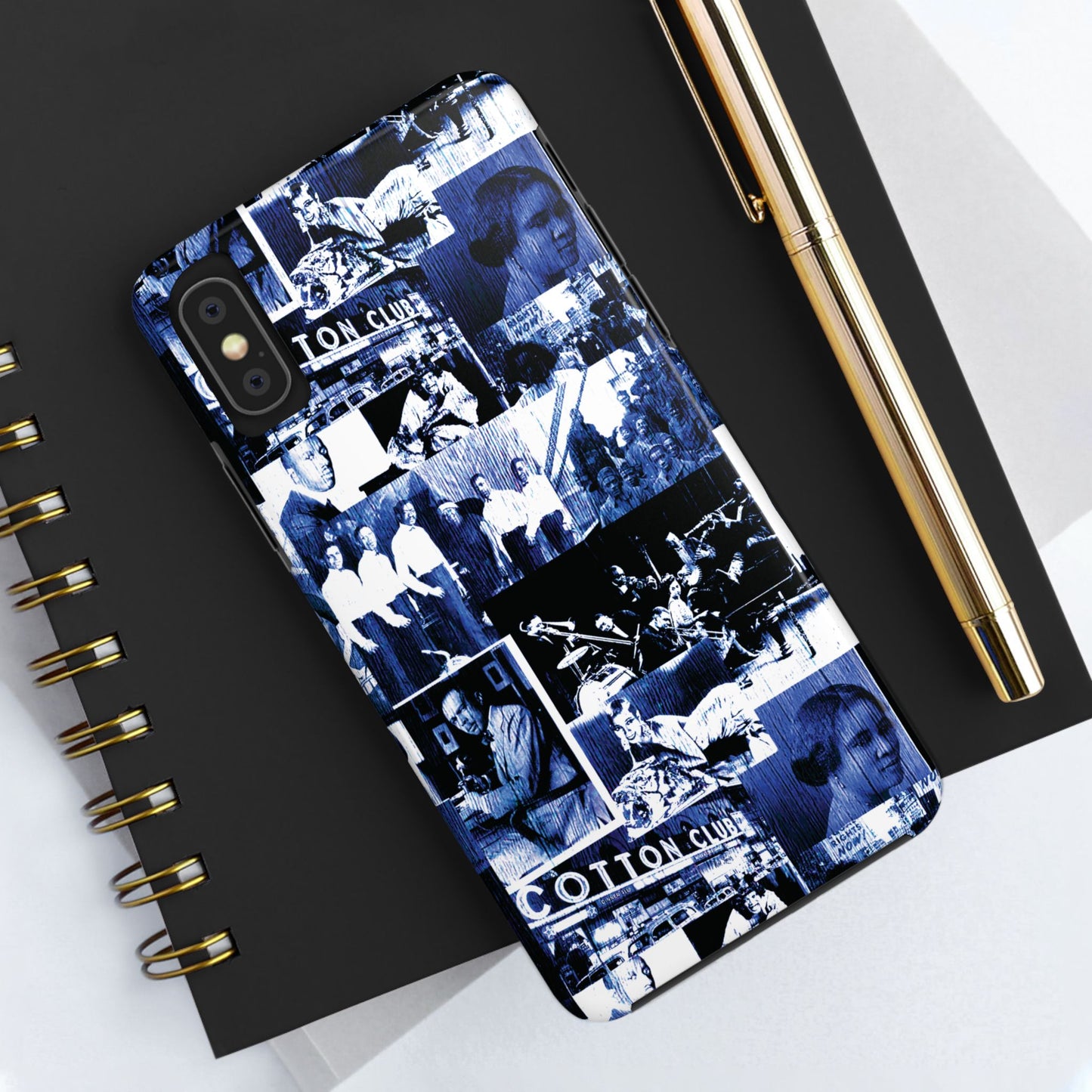 Black History 1920's Greatness (Blue) (Black Version) iIPhone Case