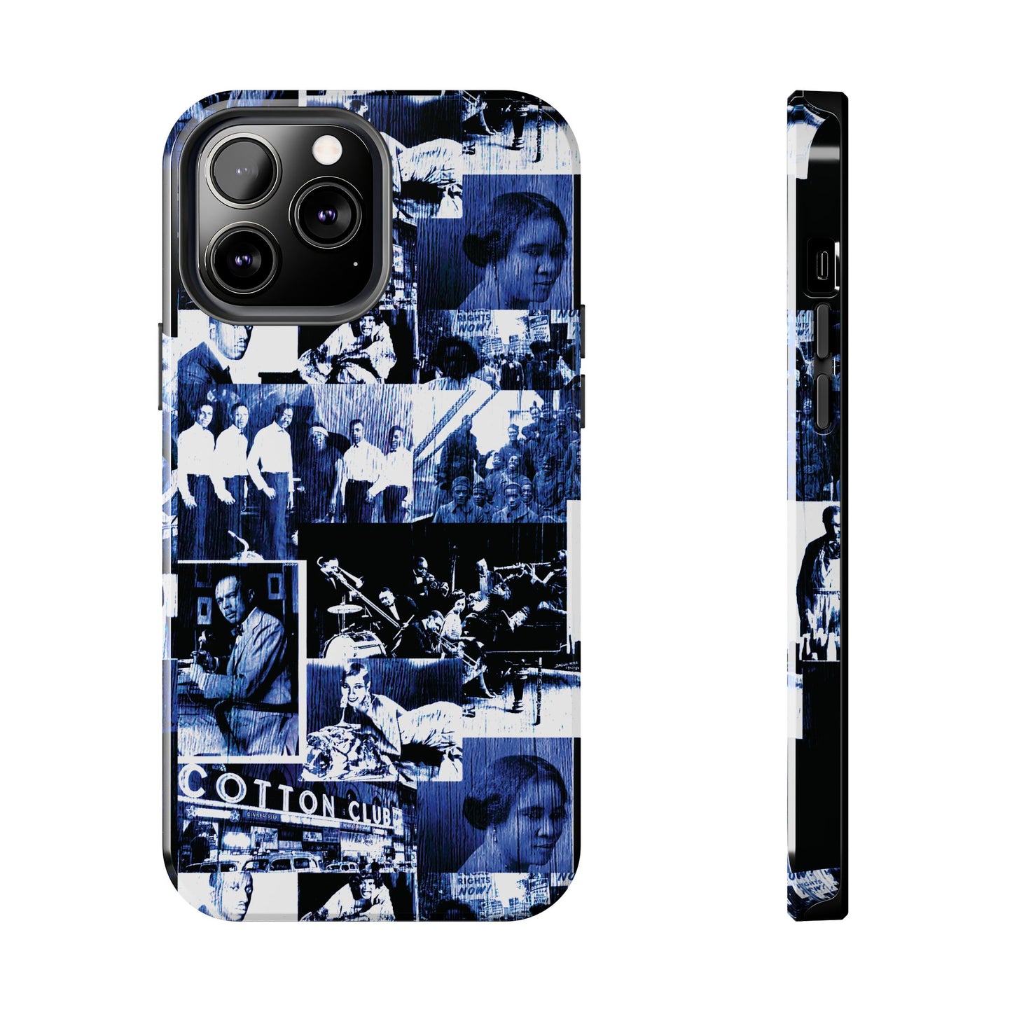 Black History 1920's Greatness (Blue) (Black Version) iIPhone Case