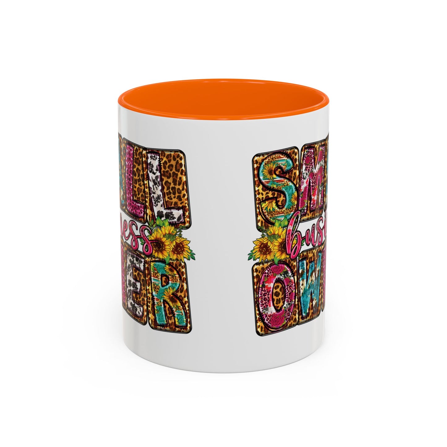Small Business Owner | 11oz Mug| Version 2| White Accent (Various Colors)