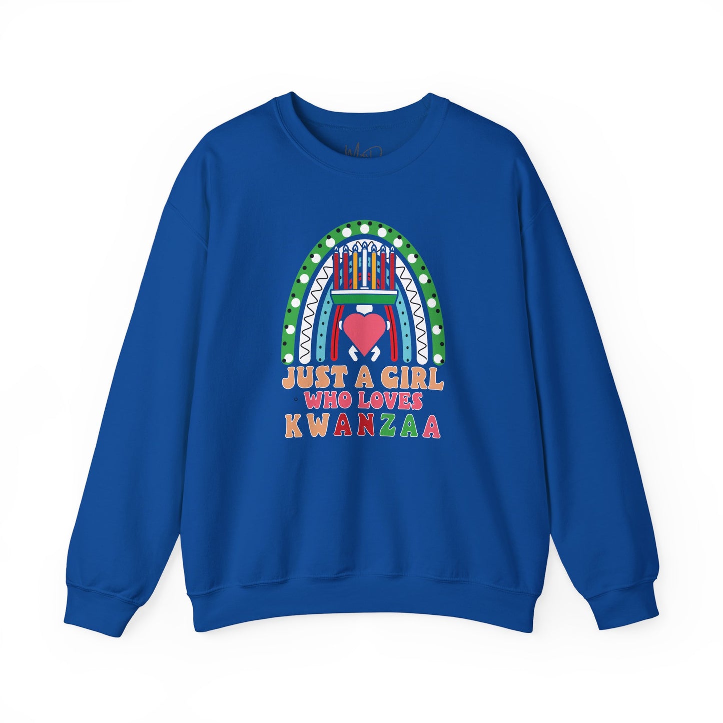 Just A Girl Who Loves Kwanza | Version 1| Crewneck Sweatshirt