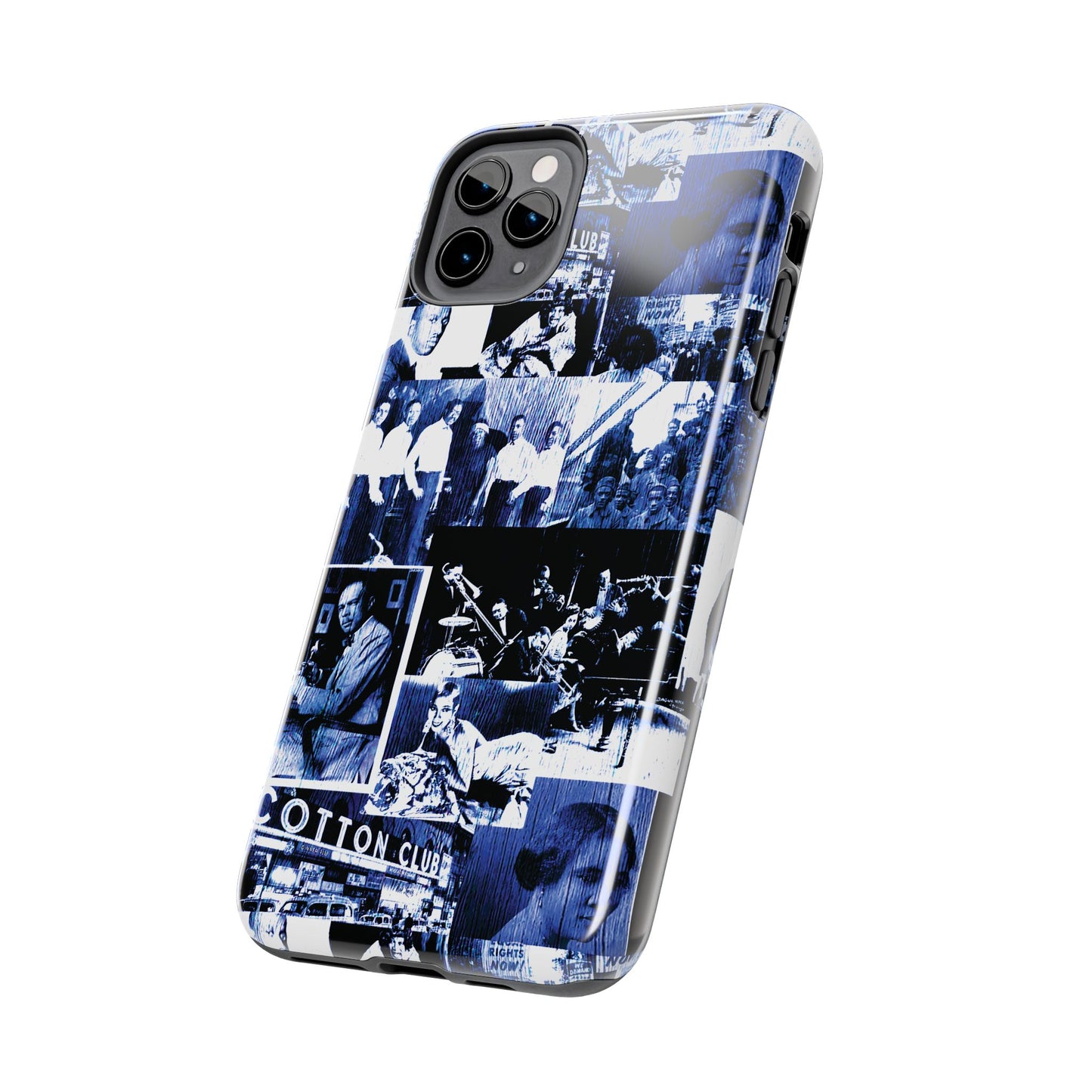 Black History 1920's Greatness (Blue) (Black Version) iIPhone Case