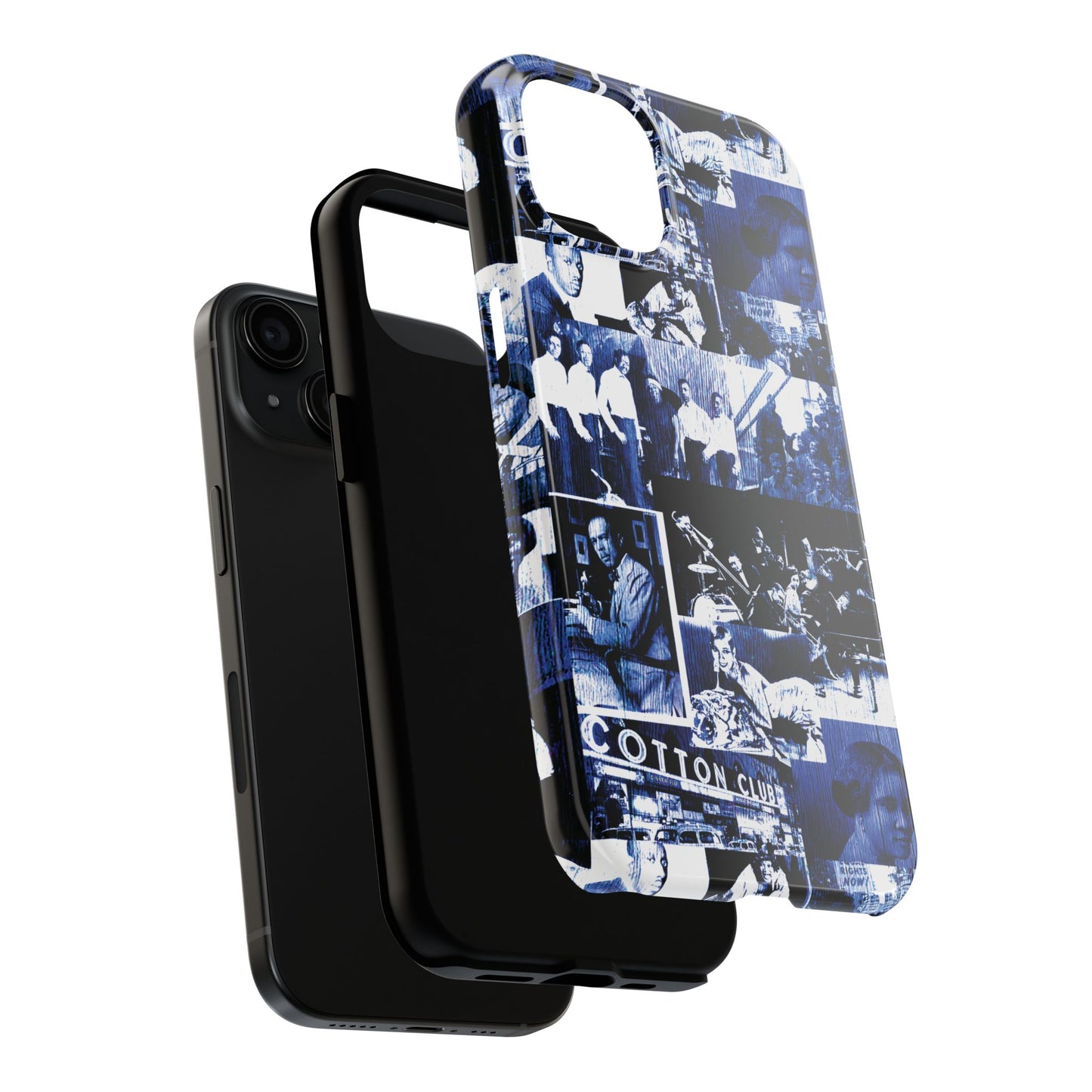 Black History 1920's Greatness (Blue) (Black Version) iIPhone Case