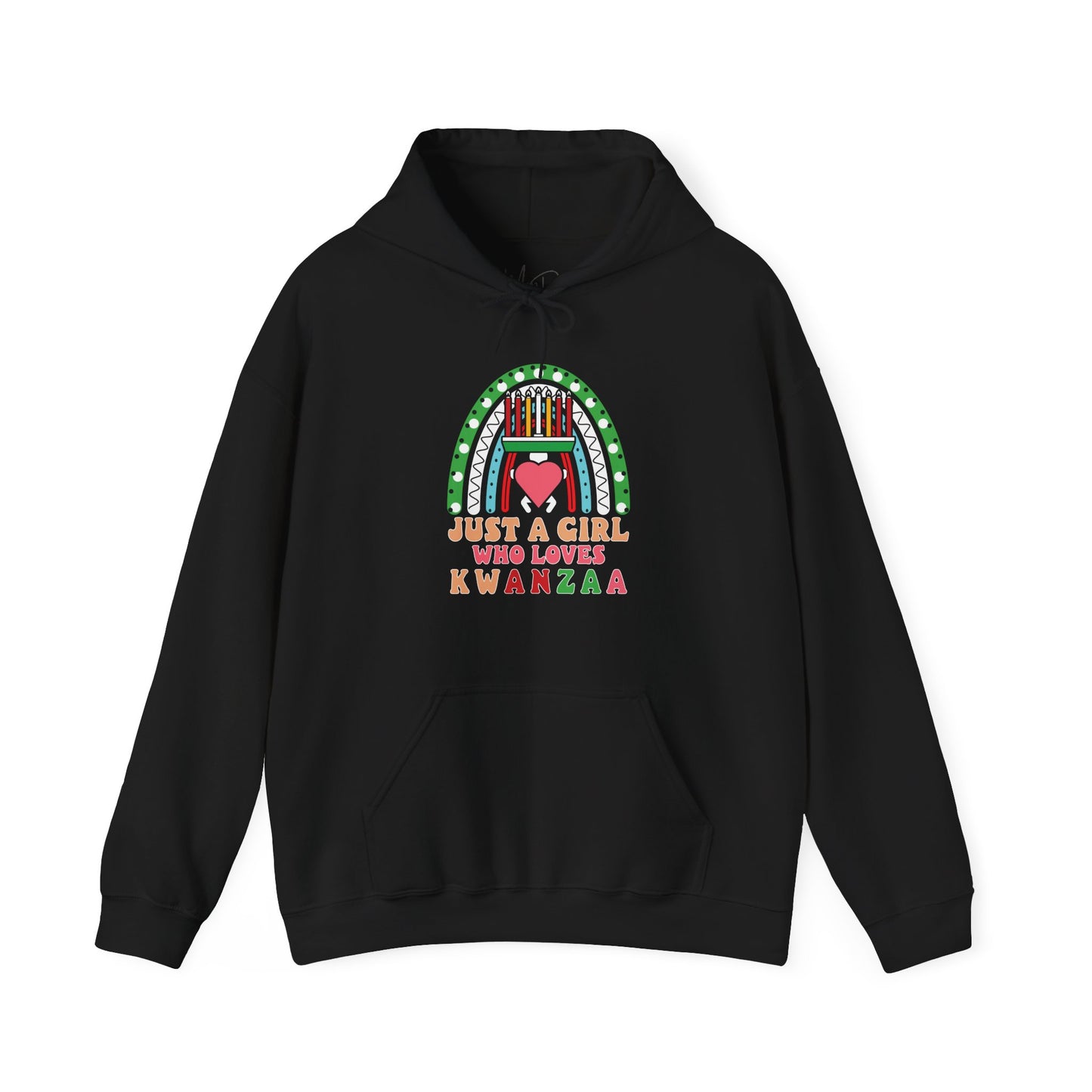 Just A Girl Who Loves Kwanza | Version 1| Hooded Sweatshirt
