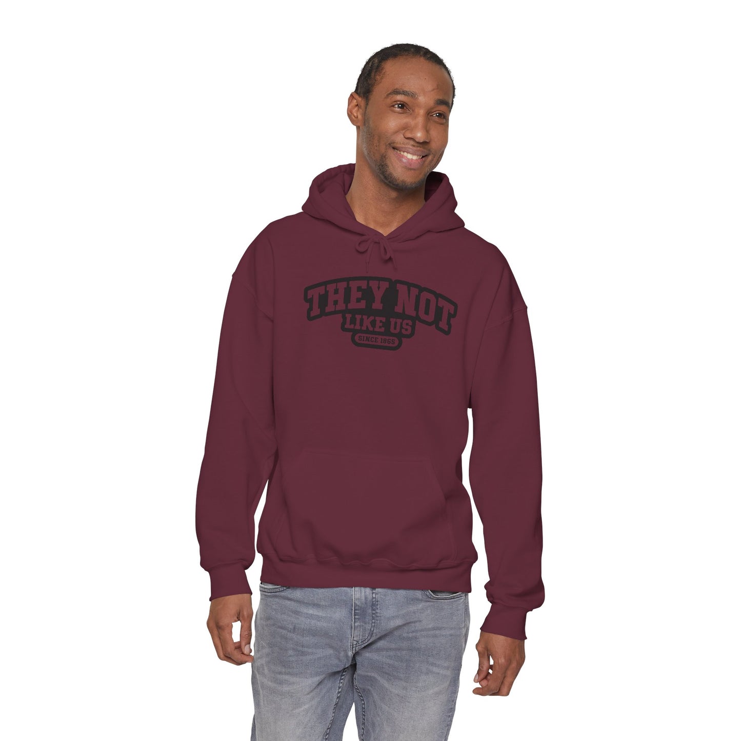 hey Not Like Us| Version 1| Black Font |Hooded Sweatshirt
