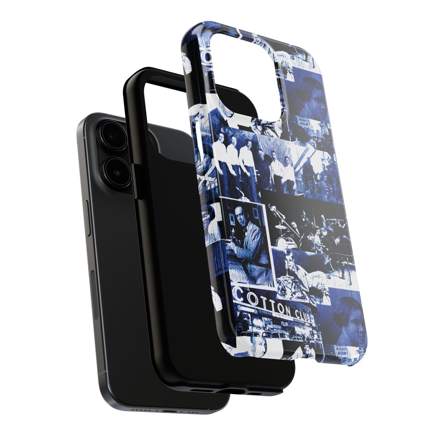 Black History 1920's Greatness (Blue) (Black Version) iIPhone Case