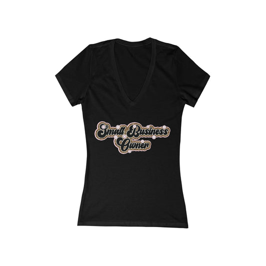 Small Business Owner | Version 3| Short Sleeve V-Neck Tee (Unisex)
