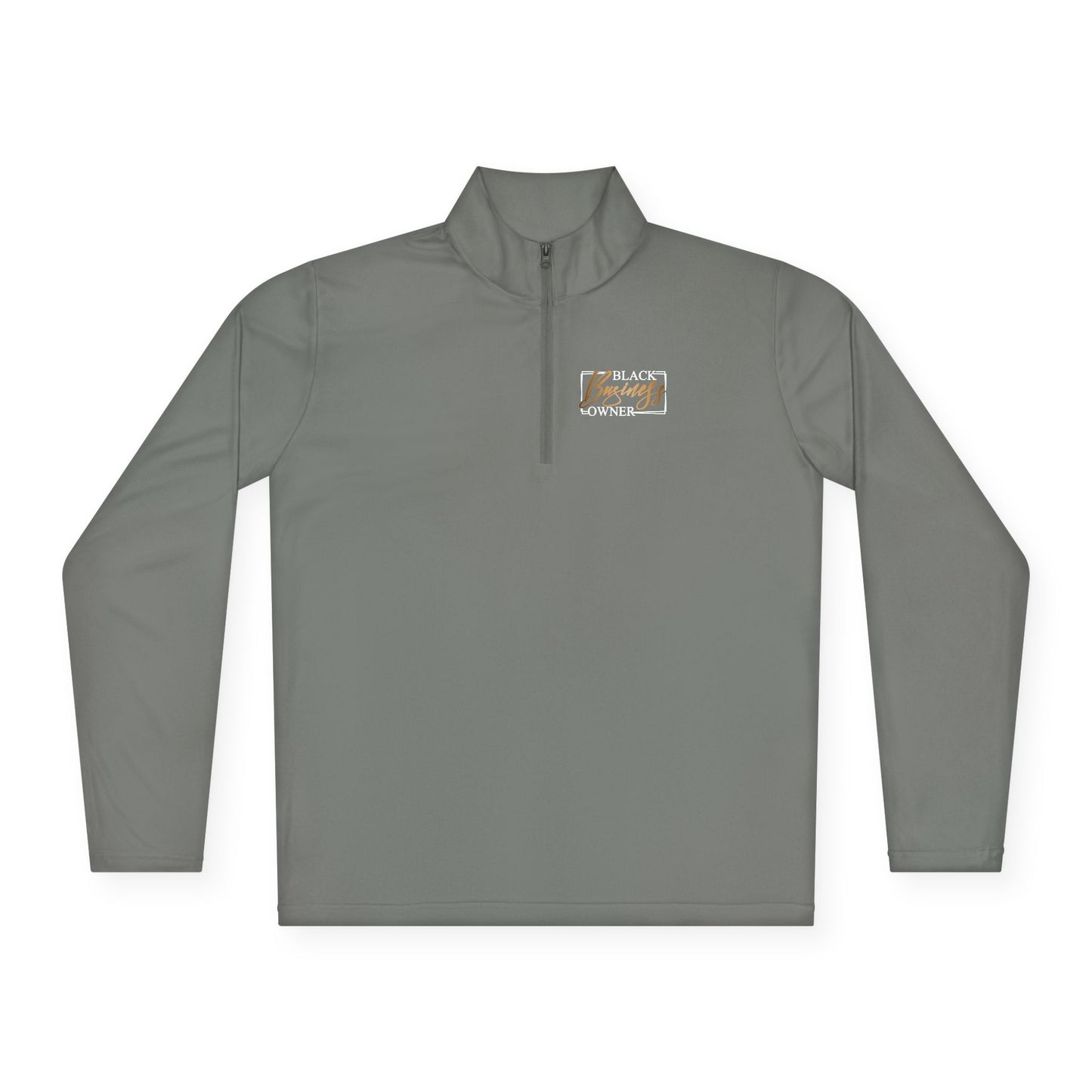 Black Business Owner |Quarter Zip Pullover| 2-Sided Print