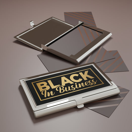 BLACK In Business | Business Card Holder| Black