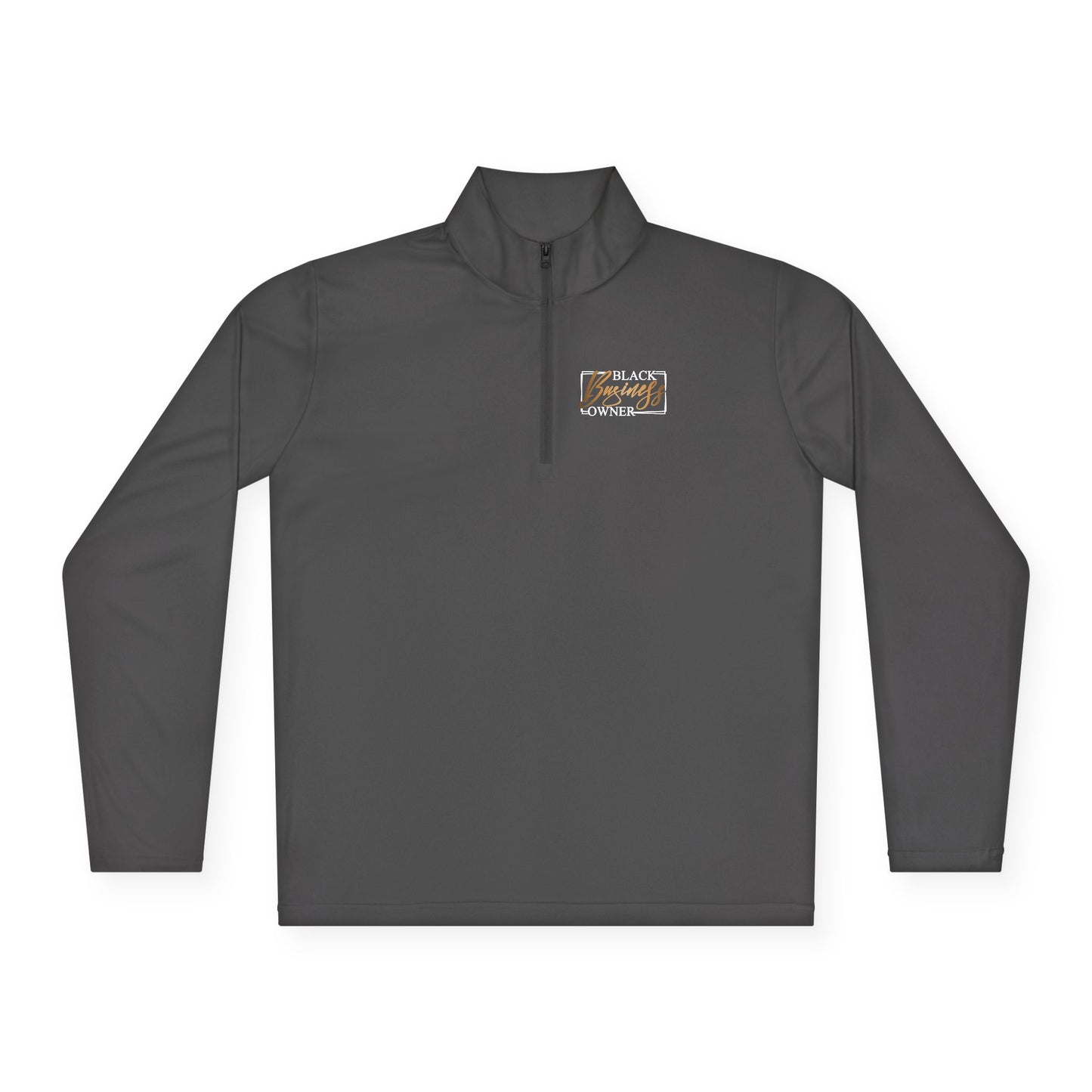 Black Business Owner |Quarter Zip Pullover| 2-Sided Print
