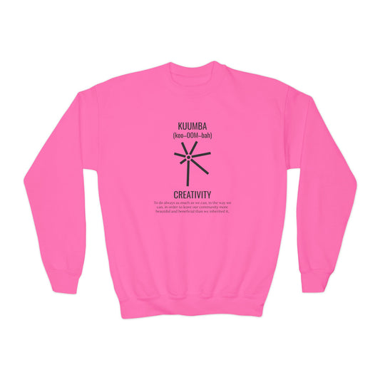 Kuumba (Day 6) | Creativity | Youth Crewneck Sweatshirt
