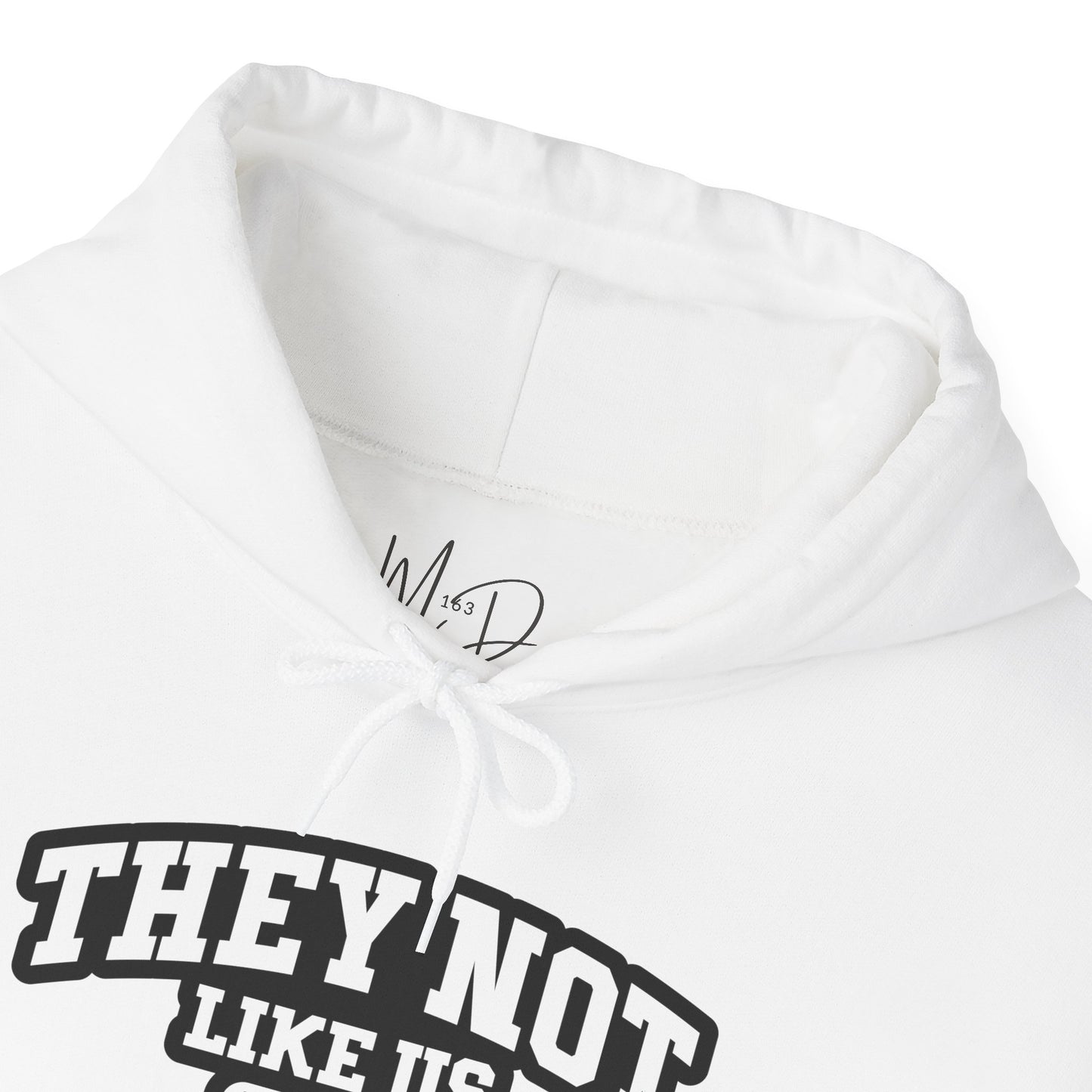 hey Not Like Us| Version 1| Black Font |Hooded Sweatshirt