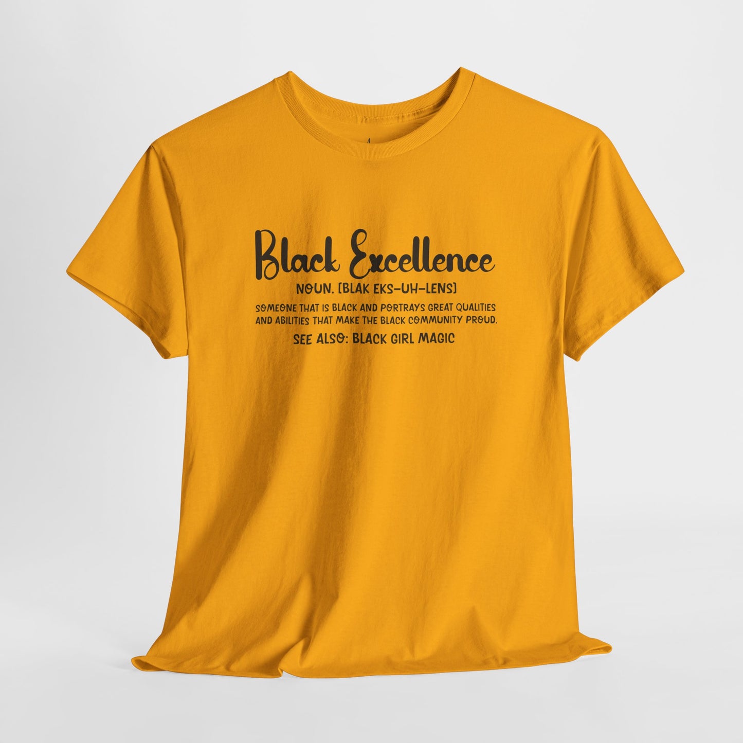 Black Excellence For Me | Black Font | T-Shirt