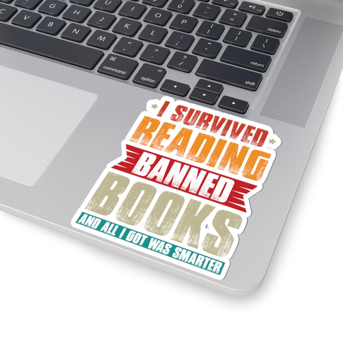I Survived Reading Banned Books | Kriss-Cut Stickers | Multicolor