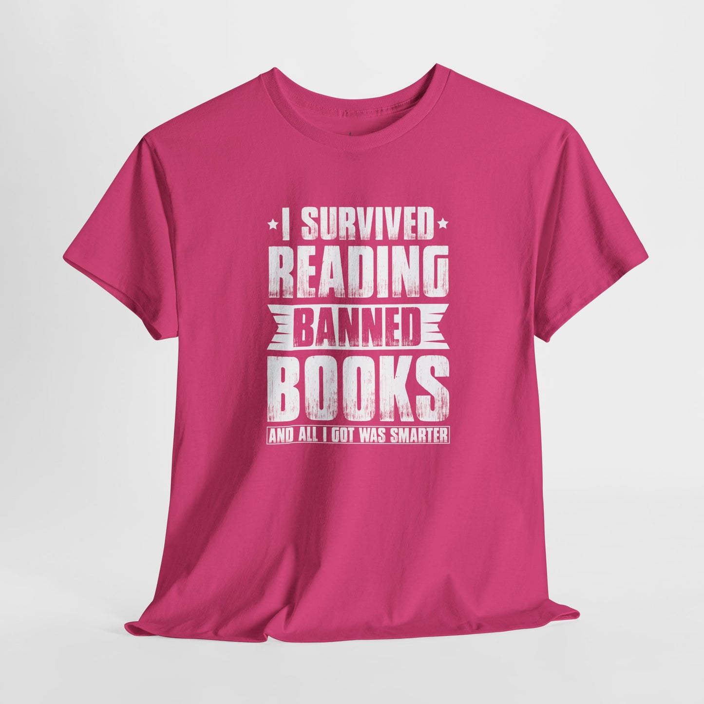 I Survived Reading Banned Books |T-Shirt|White