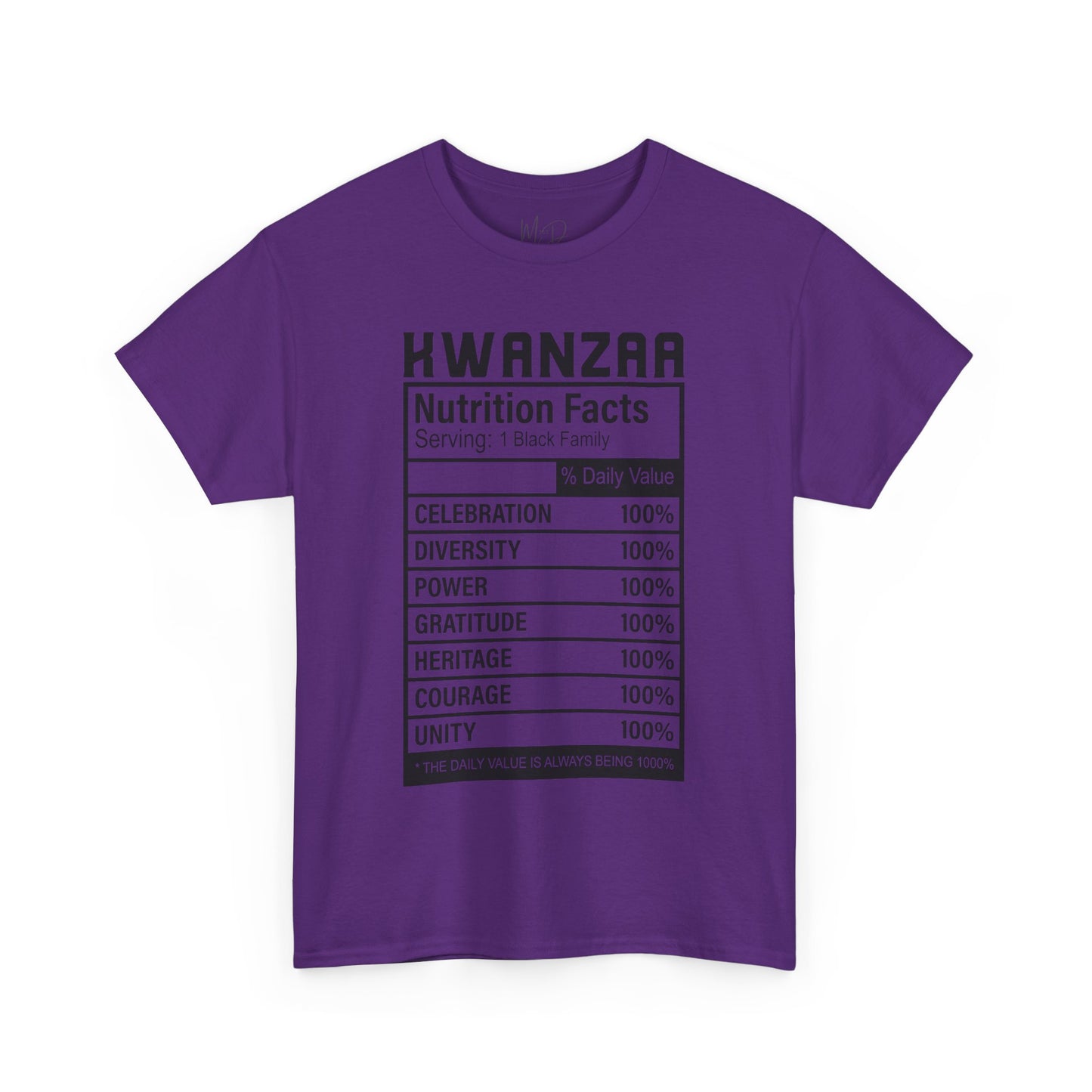 Kwanza Nutritional Facts | T-Shirt