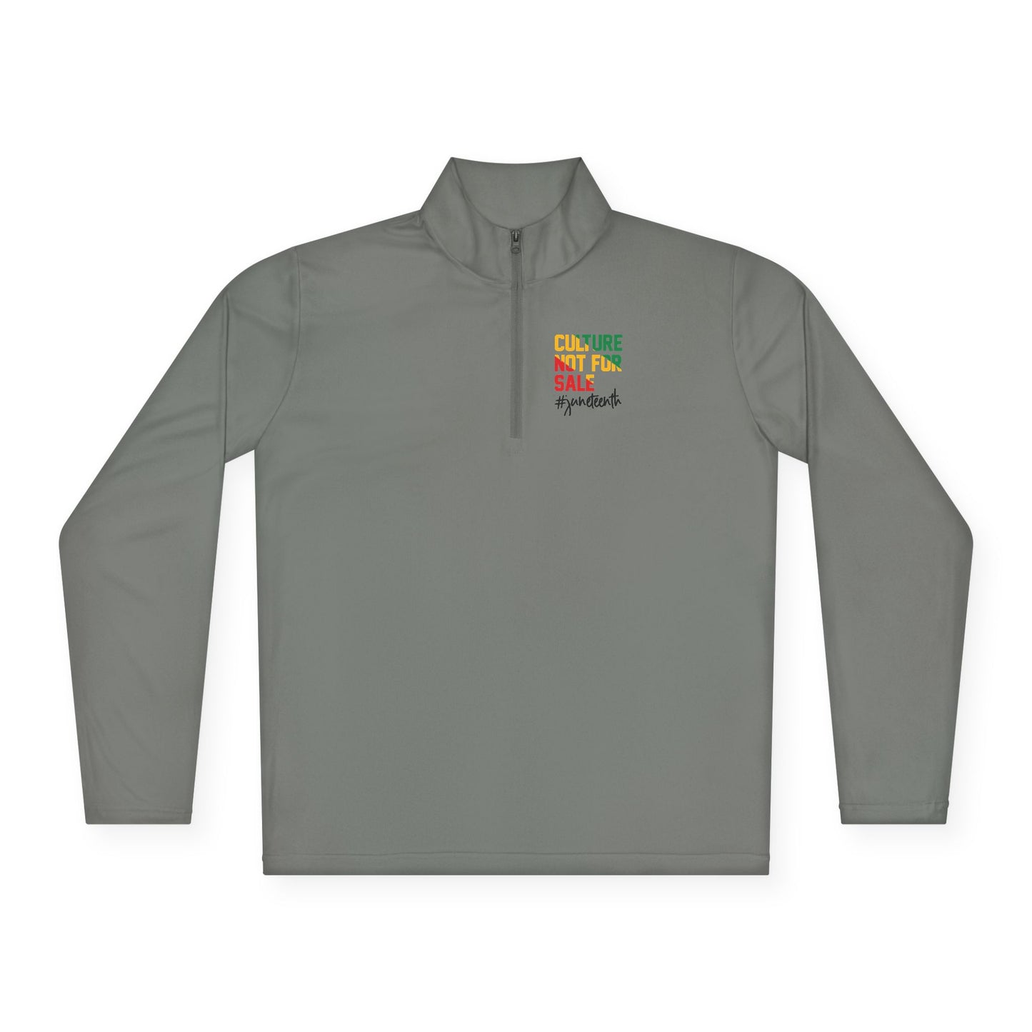 Culture Not For Sale | Quarter Zip Pullover| 2-Sided Print
