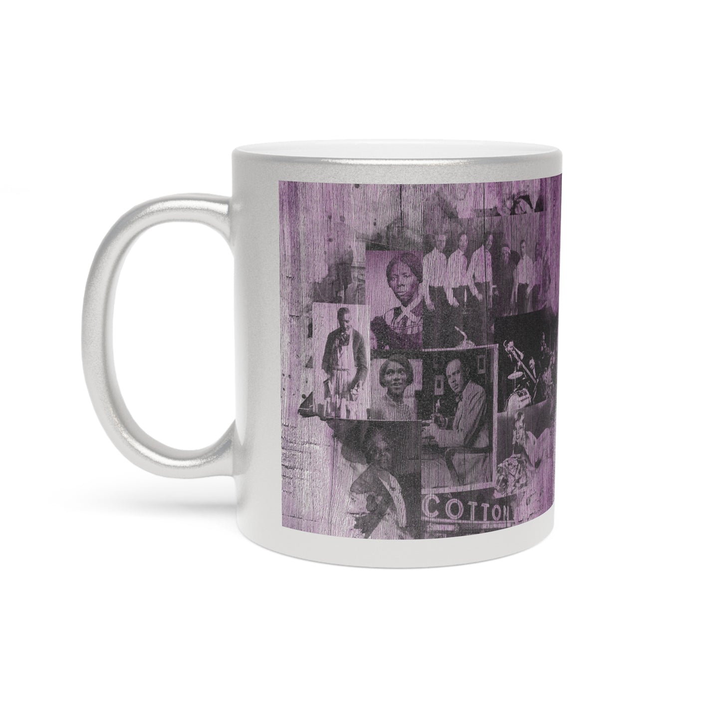 Black History Vintage Greatness (Purple) (Silver Metallic Version) |Coffee & Tea Mug | Full Print| 11 Oz