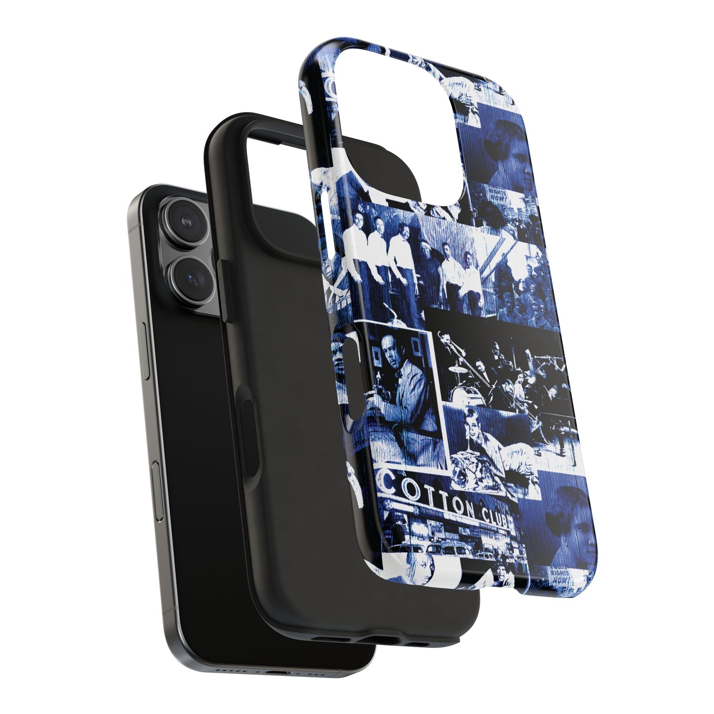 Black History 1920's Greatness (Blue) (Black Version) iIPhone Case