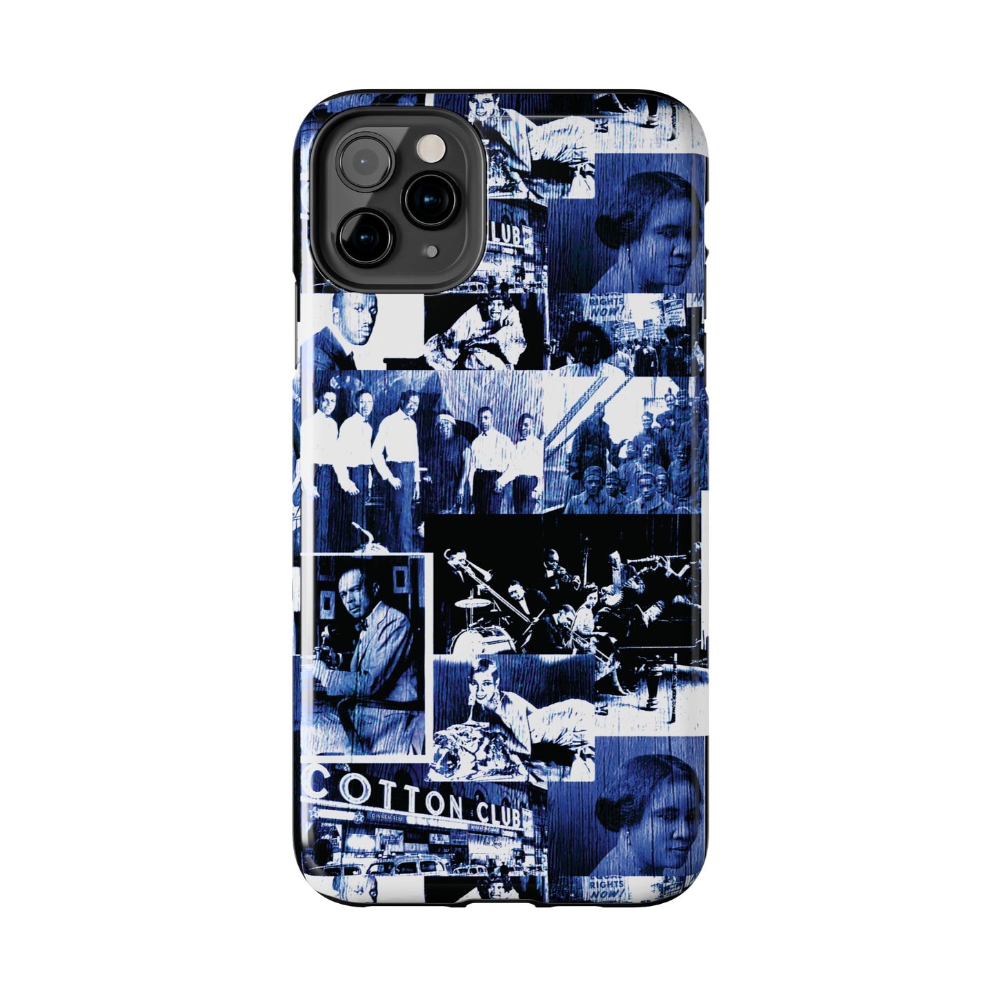 Black History 1920's Greatness (Blue) (Black Version) iIPhone Case
