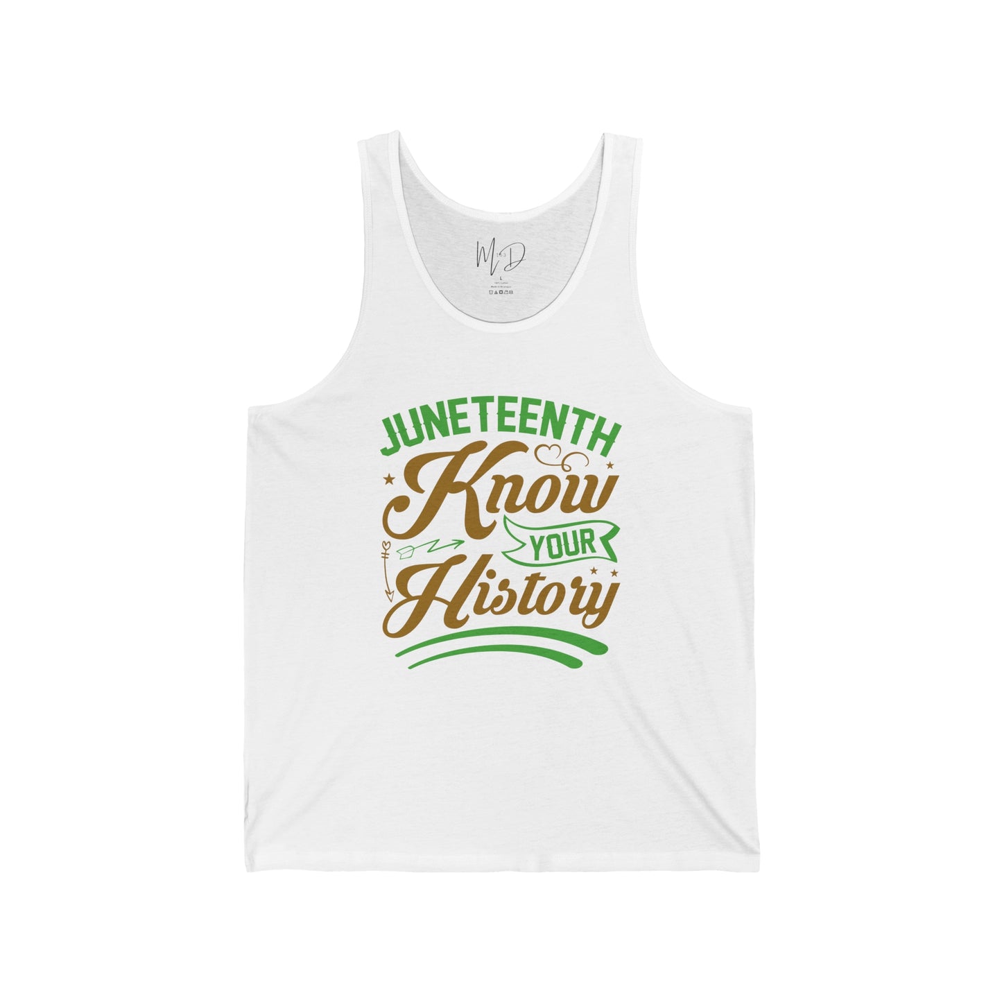 Know Your History Tank Top Unisex