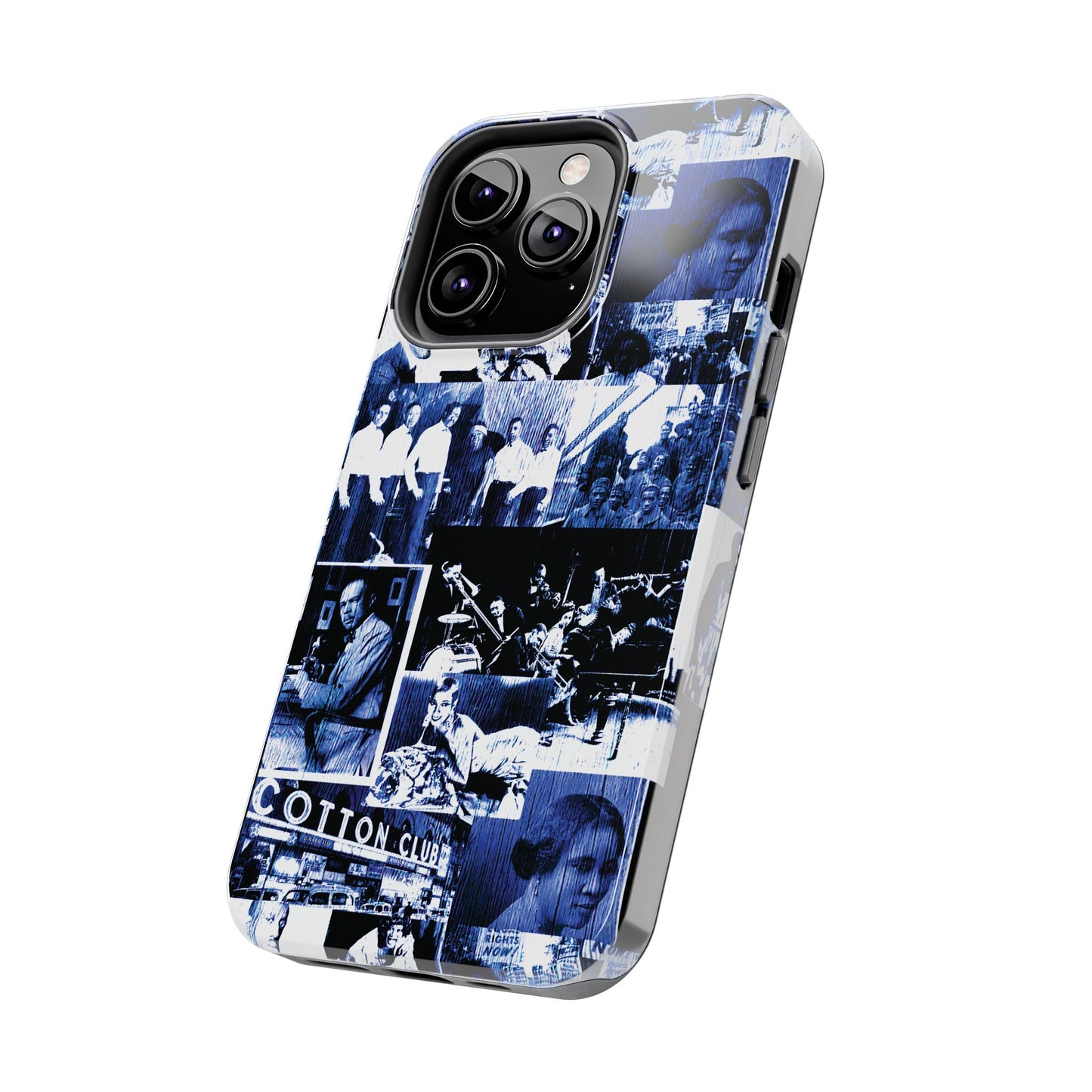 Black History 1920's Greatness (Blue) (Black Version) iIPhone Case