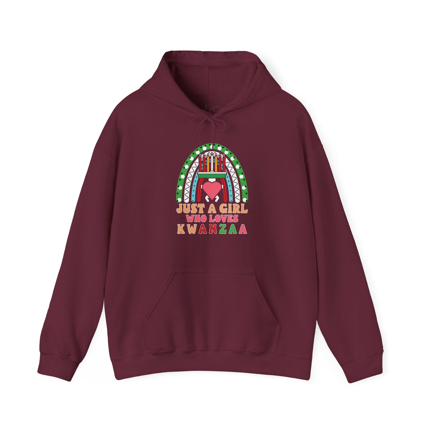 Just A Girl Who Loves Kwanza | Version 1| Hooded Sweatshirt