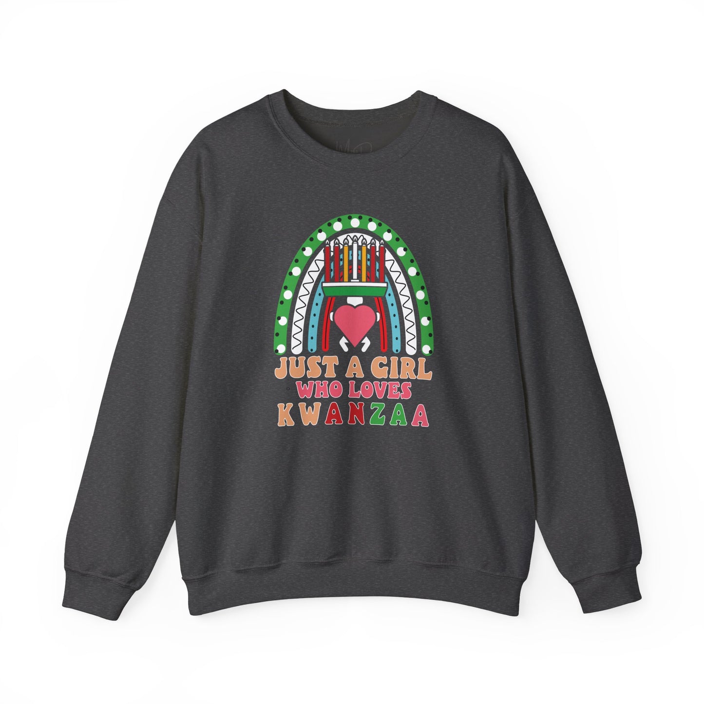 Just A Girl Who Loves Kwanza | Version 1| Crewneck Sweatshirt