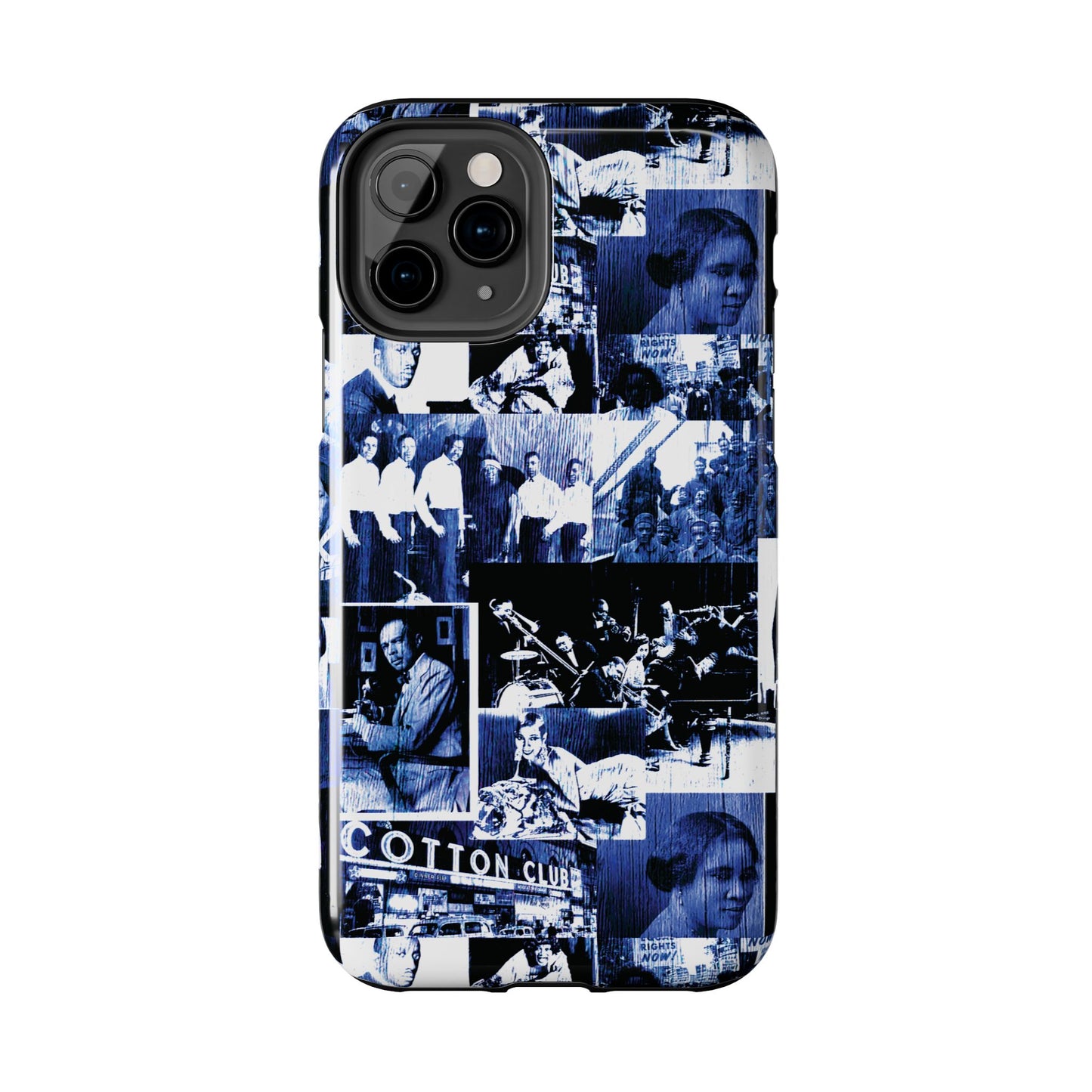 Black History 1920's Greatness (Blue) (Black Version) iIPhone Case